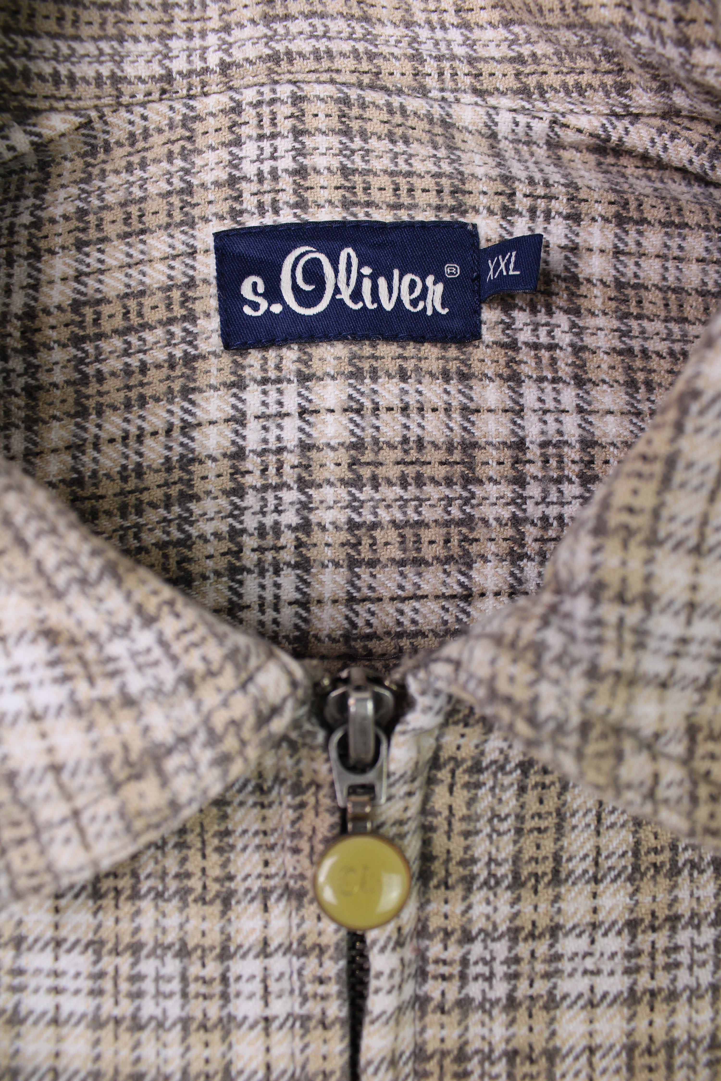 VINTAGE FLANNEL TARTAN PLAID HEAVY SHIRT JACKET - XXL