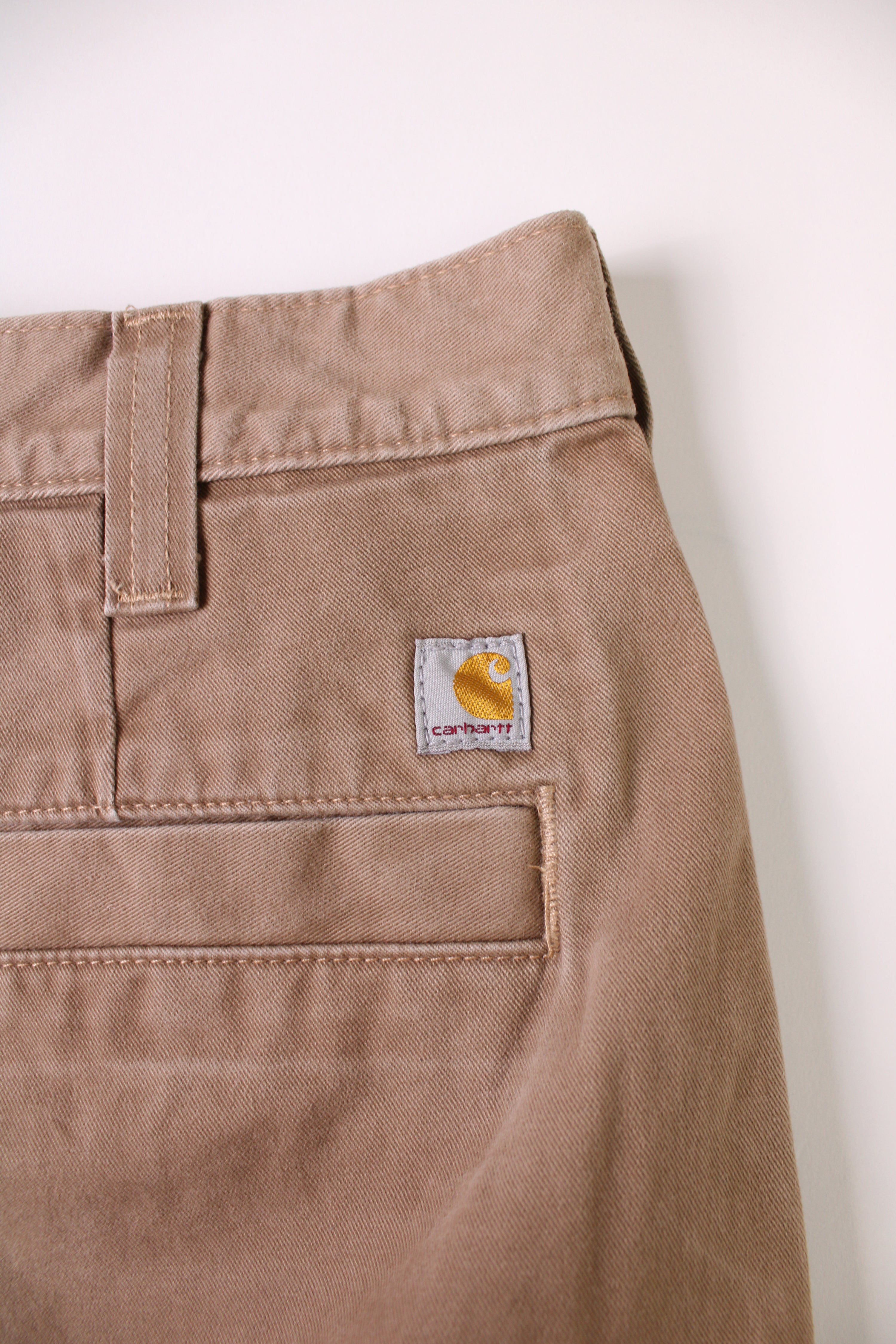 CARHARTT CARPENTER WORK PANTS BEIGE - 33X32