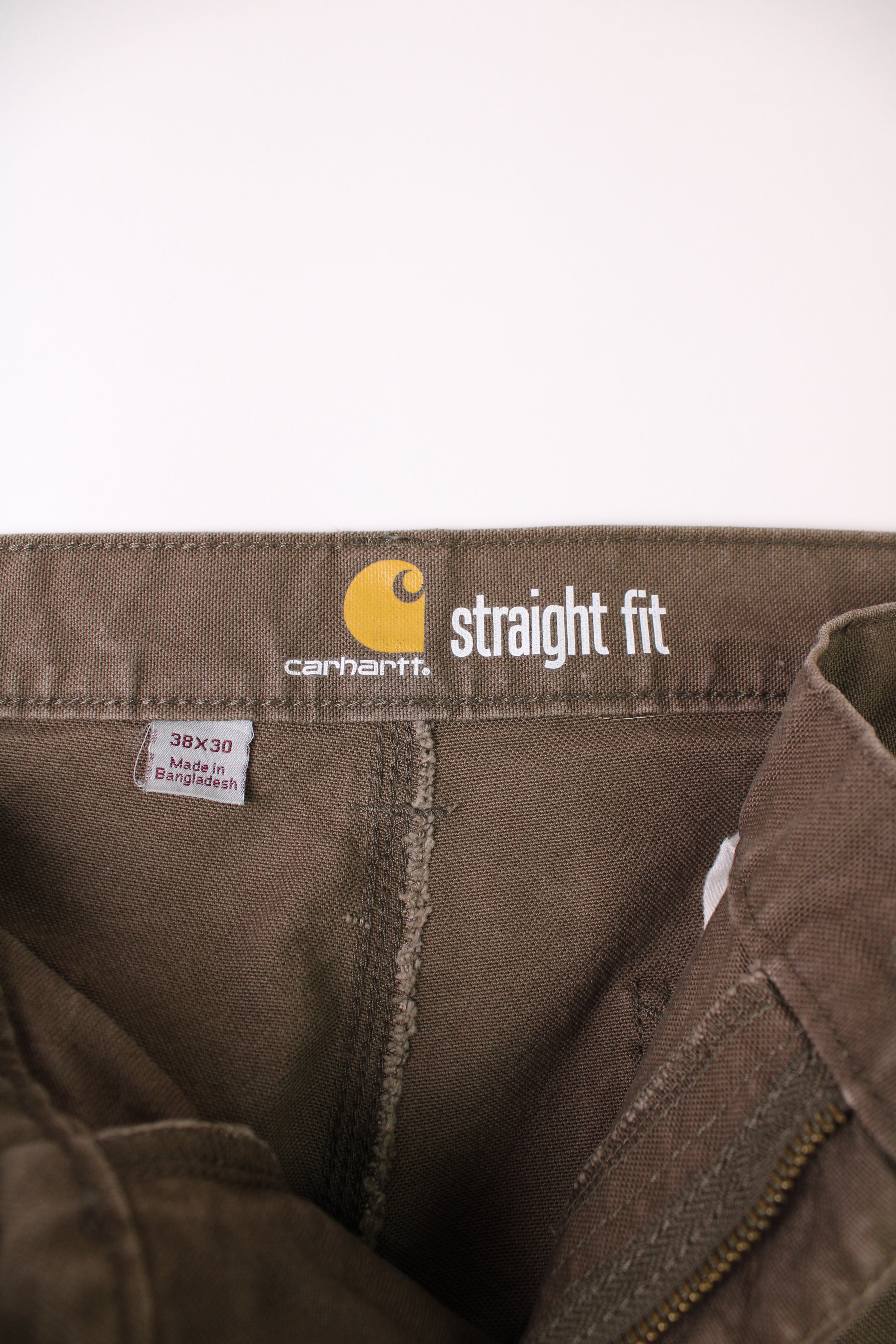CARHARTT DOUBLE KNEE PANTS GREEN - 38X30