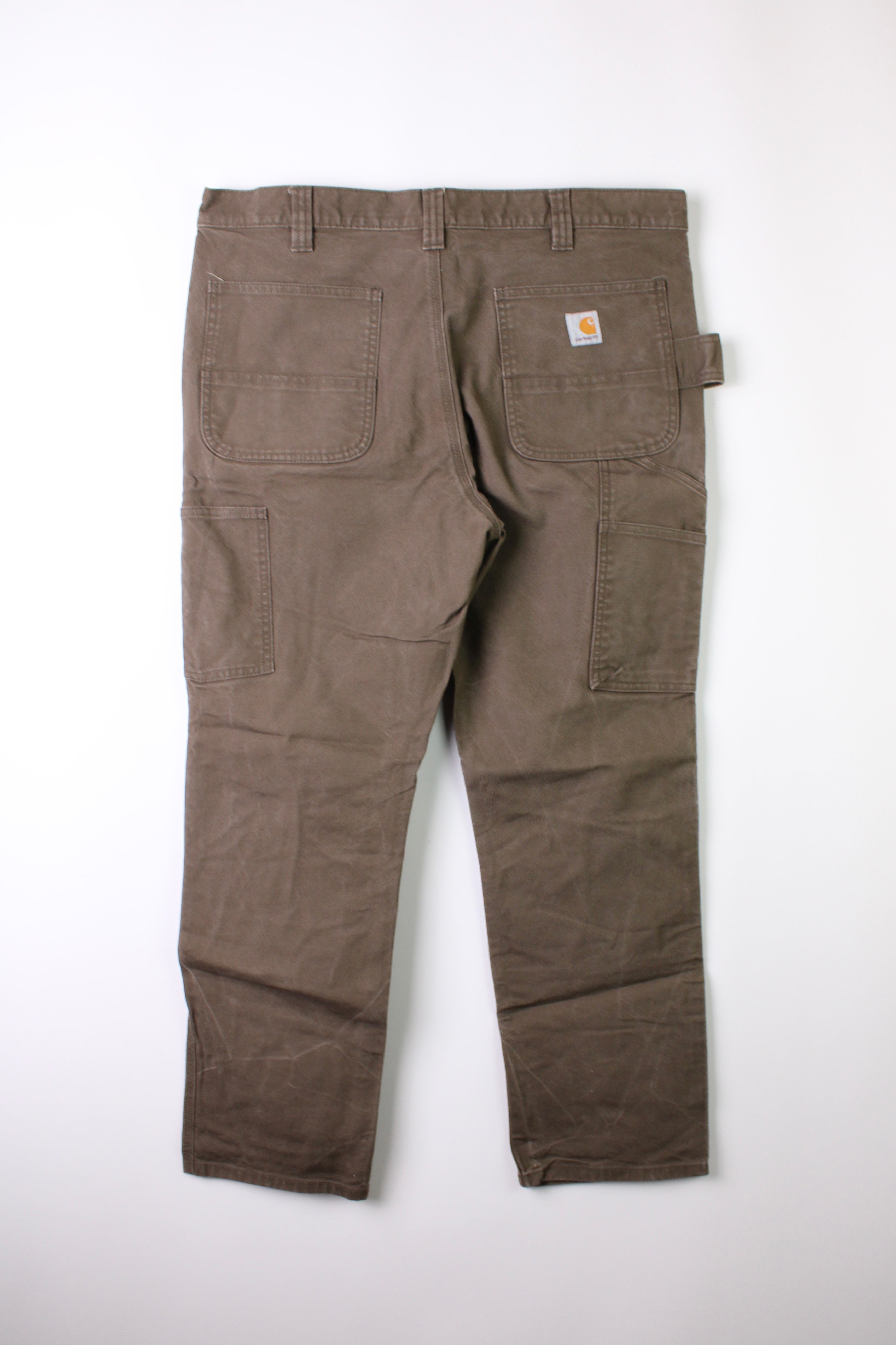 CARHARTT DOUBLE KNEE PANTS GREEN - 38X30 – HOLYGARMS
