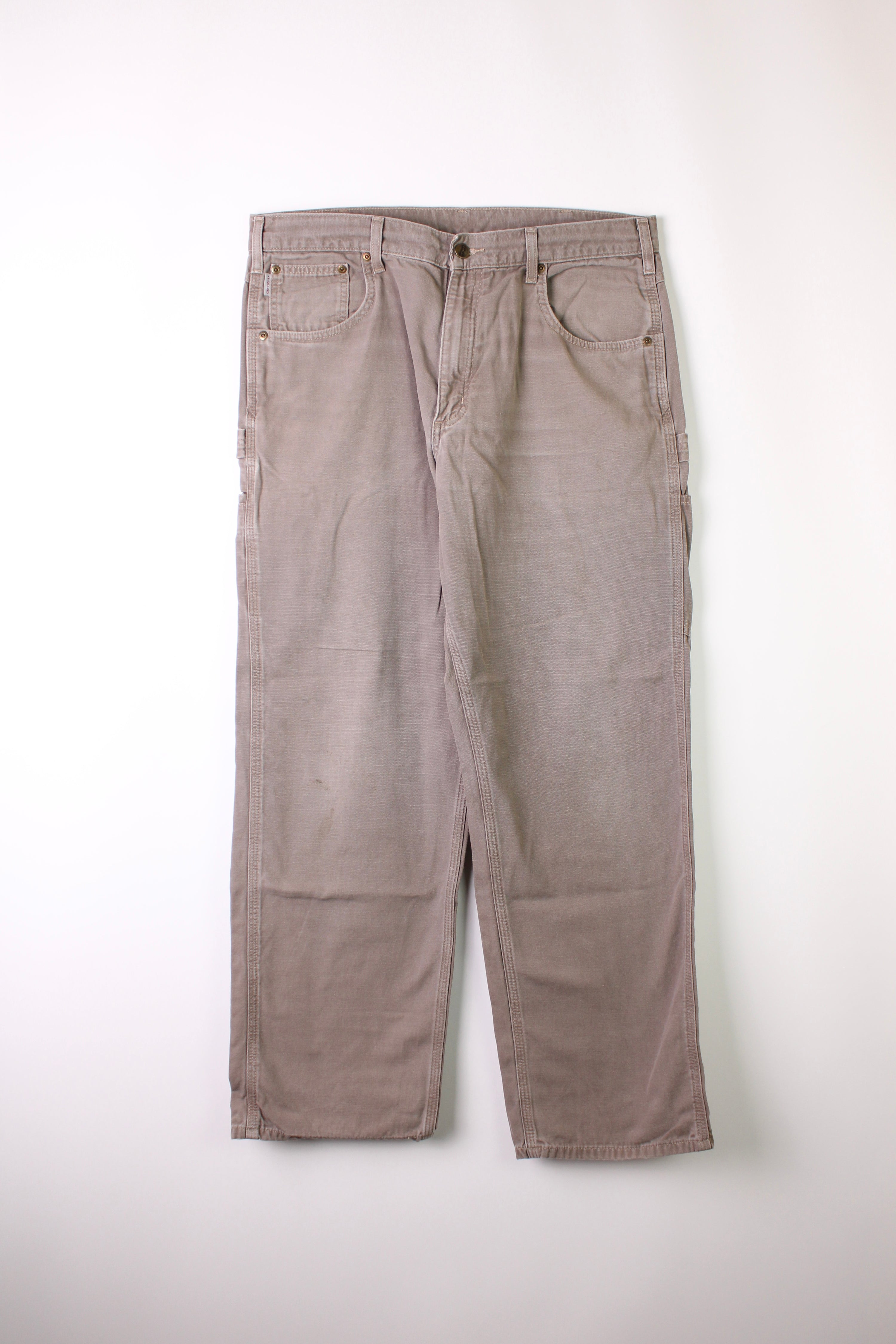 CARHARTT SINGLE KNEE LIGHT BROWN - 36X32