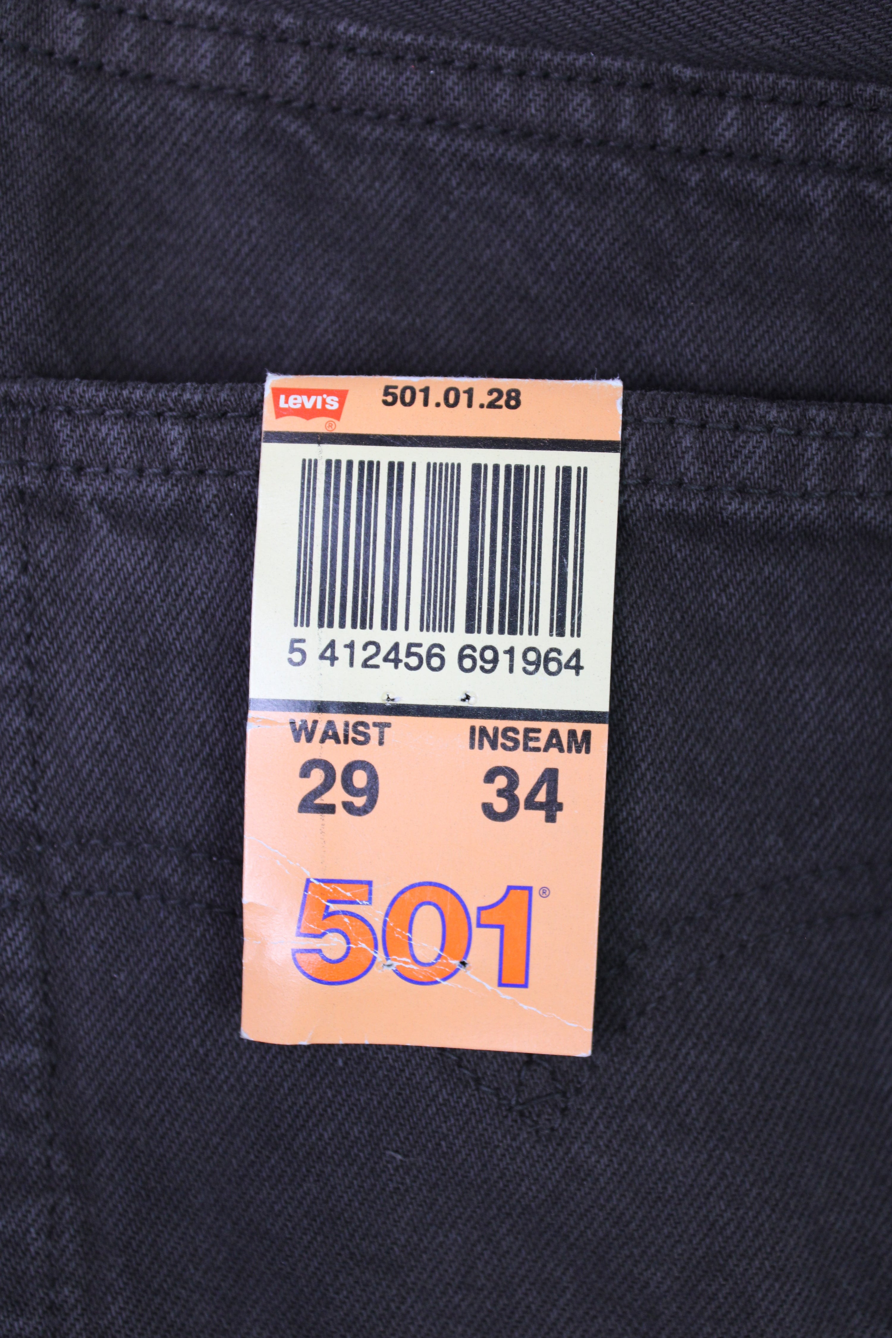 LEVIS 501 JEANS BROWN DENIM MADE IN USA - W29
