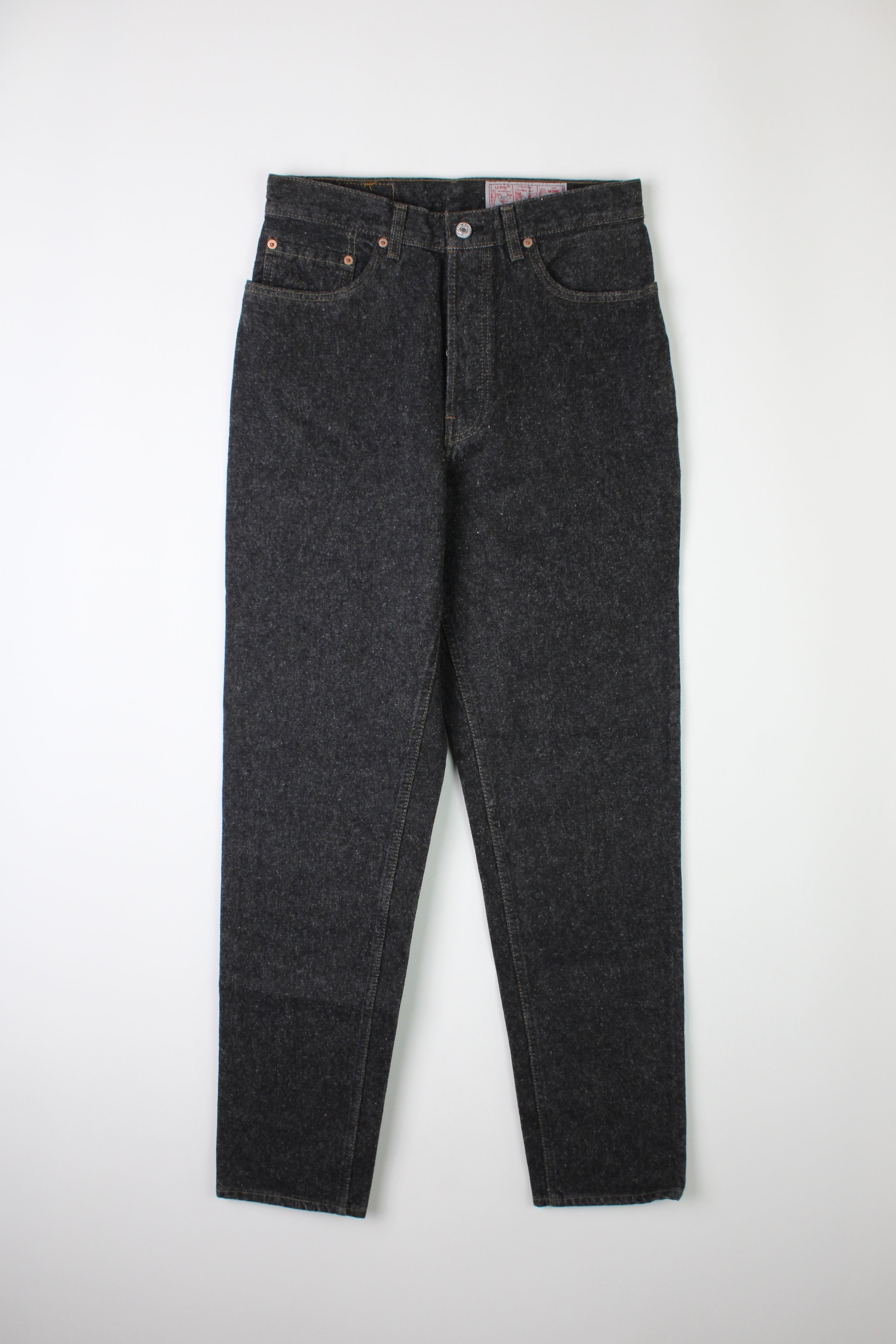 LEVIS 501 901 JEANS 501 BLACK DENIM MADE IN USA - W32