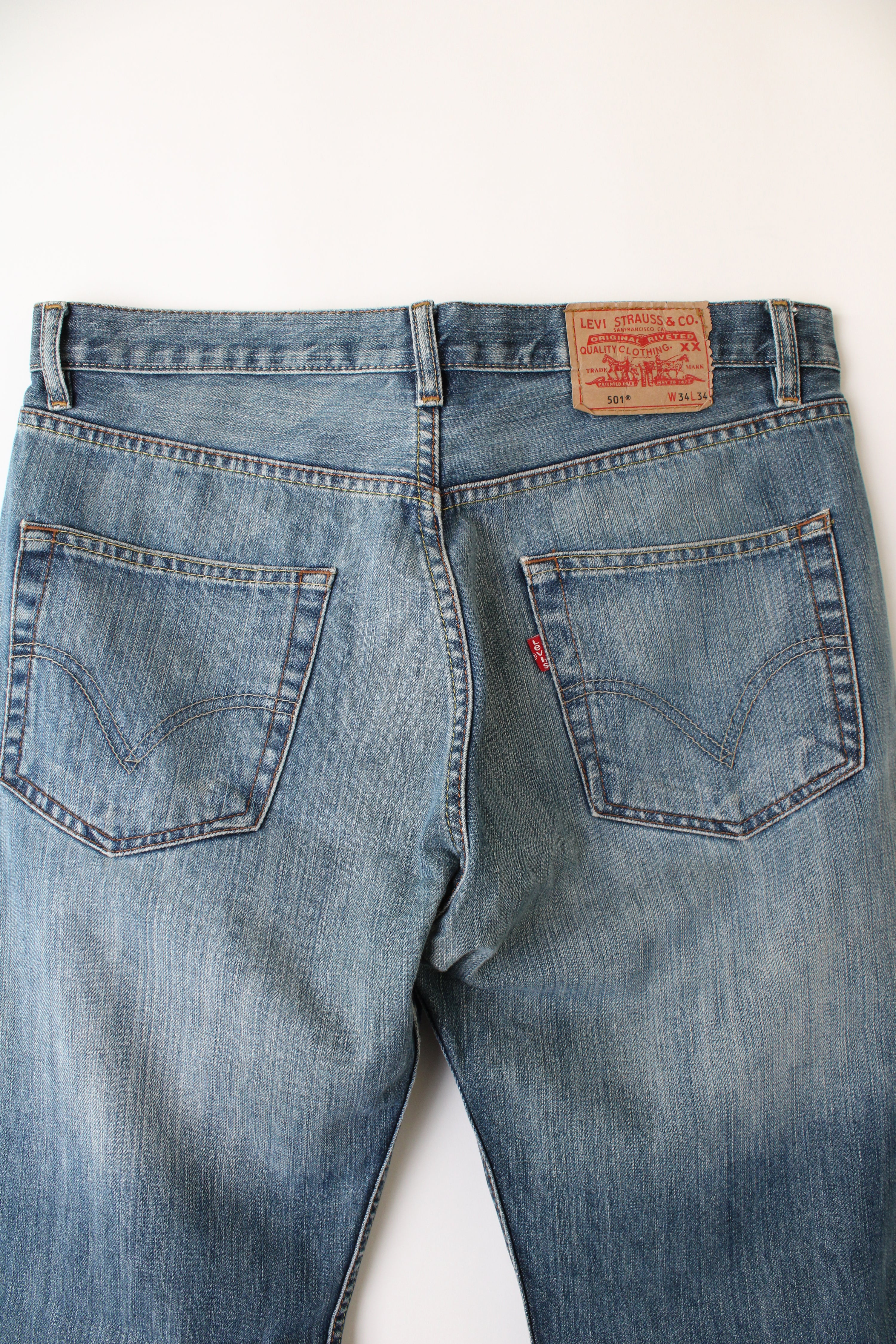 LEVIS 501 VINTAGE JEANS MADE IN USA - W34