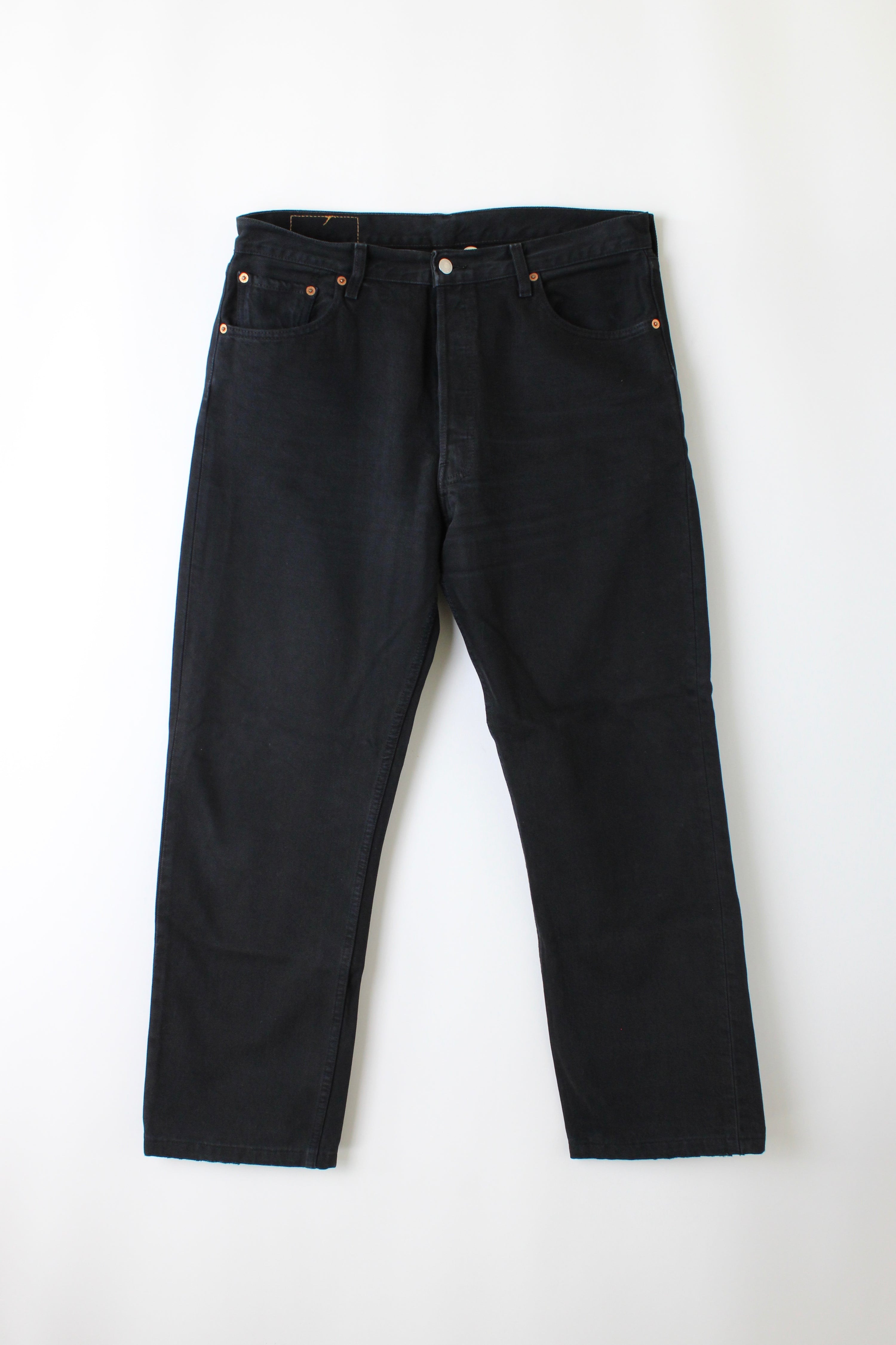 LEVIS 501 VINTAGE JEANS BLACK - W36