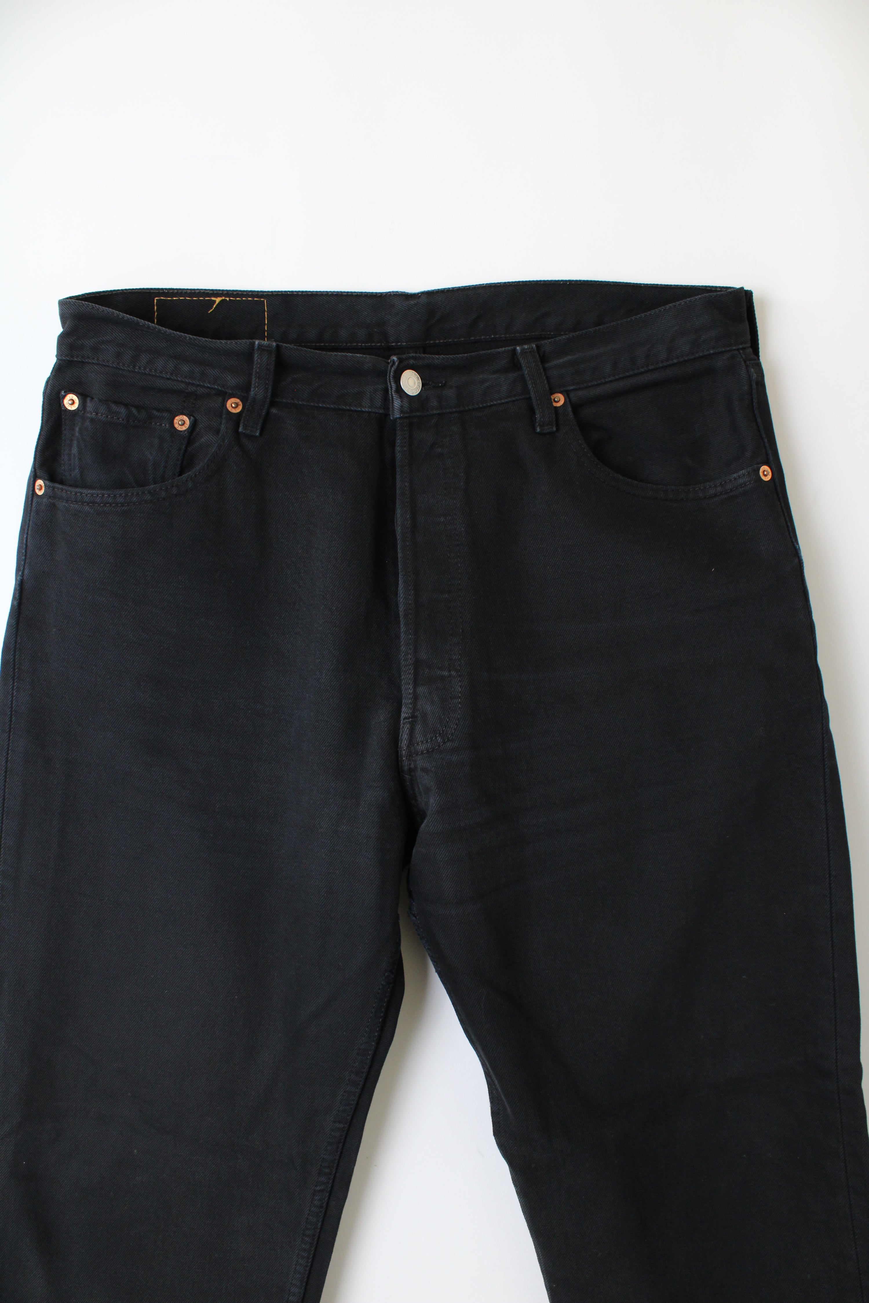 LEVIS 501 VINTAGE JEANS BLACK - W36