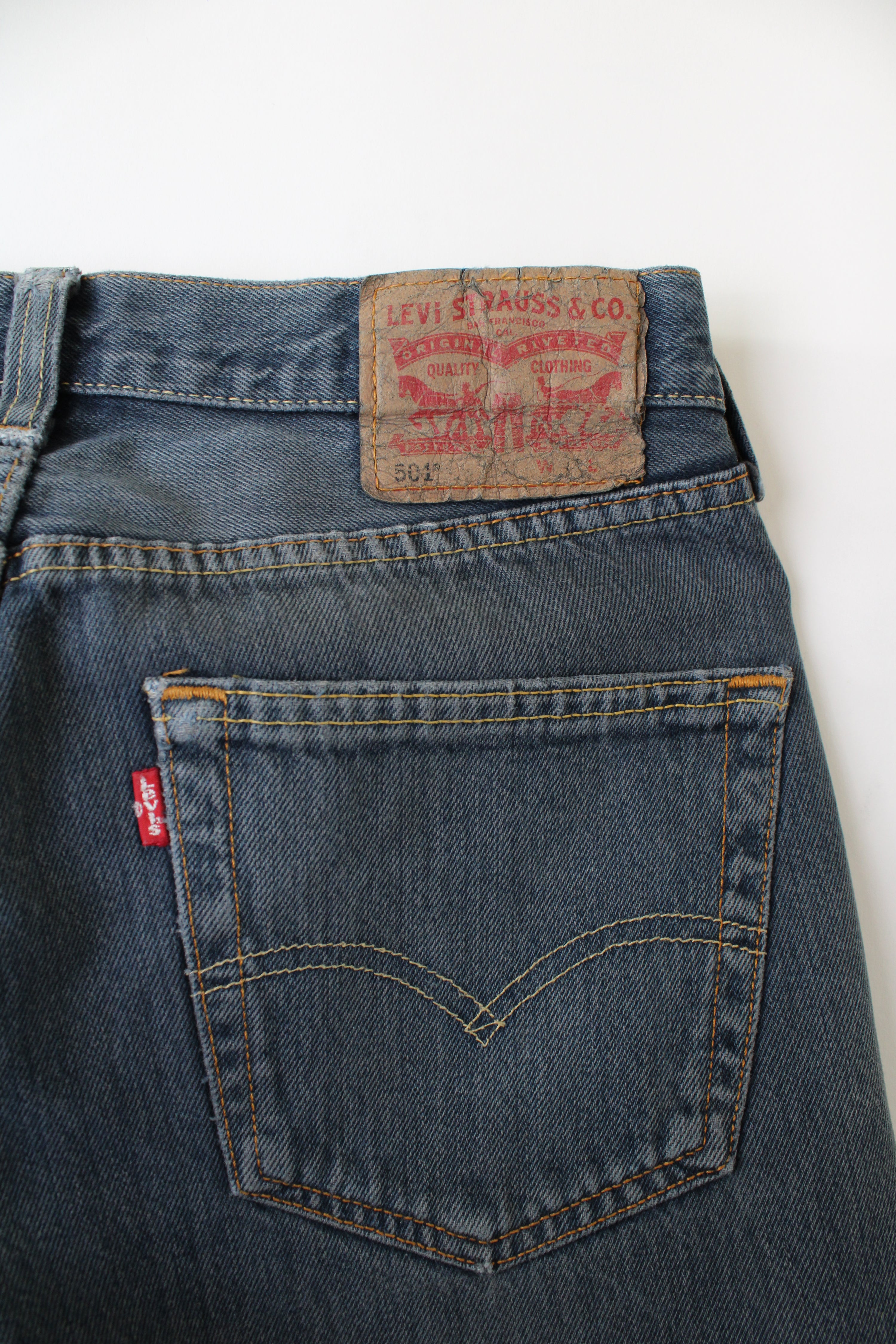 LEVIS 501 VINTAGE JEANS BLUE - W32