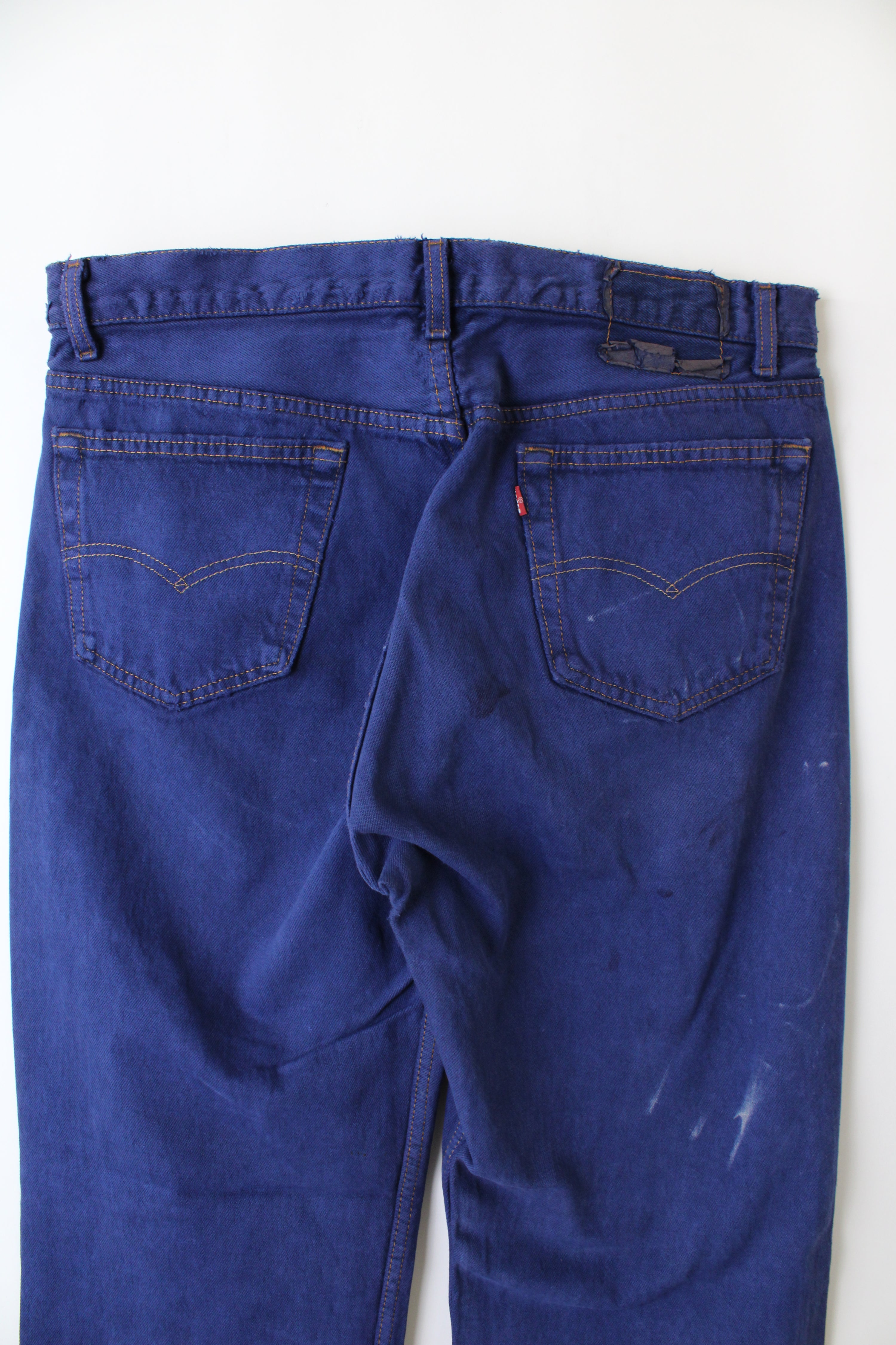 LEVIS 501 VINTAGE INDIGO BLUE JEANS MADE IN USA - W36