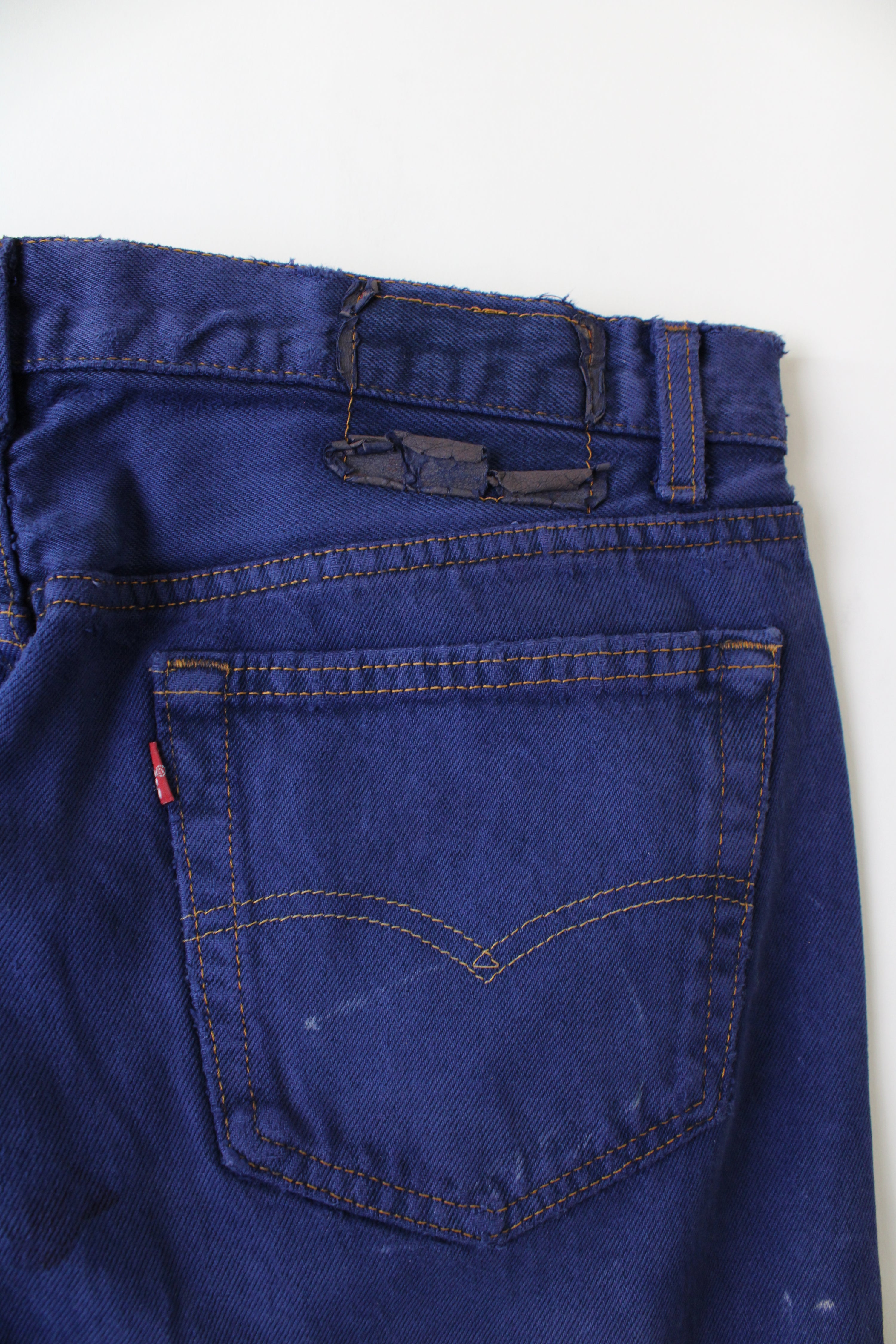 LEVIS 501 VINTAGE INDIGO BLUE JEANS MADE IN USA - W36