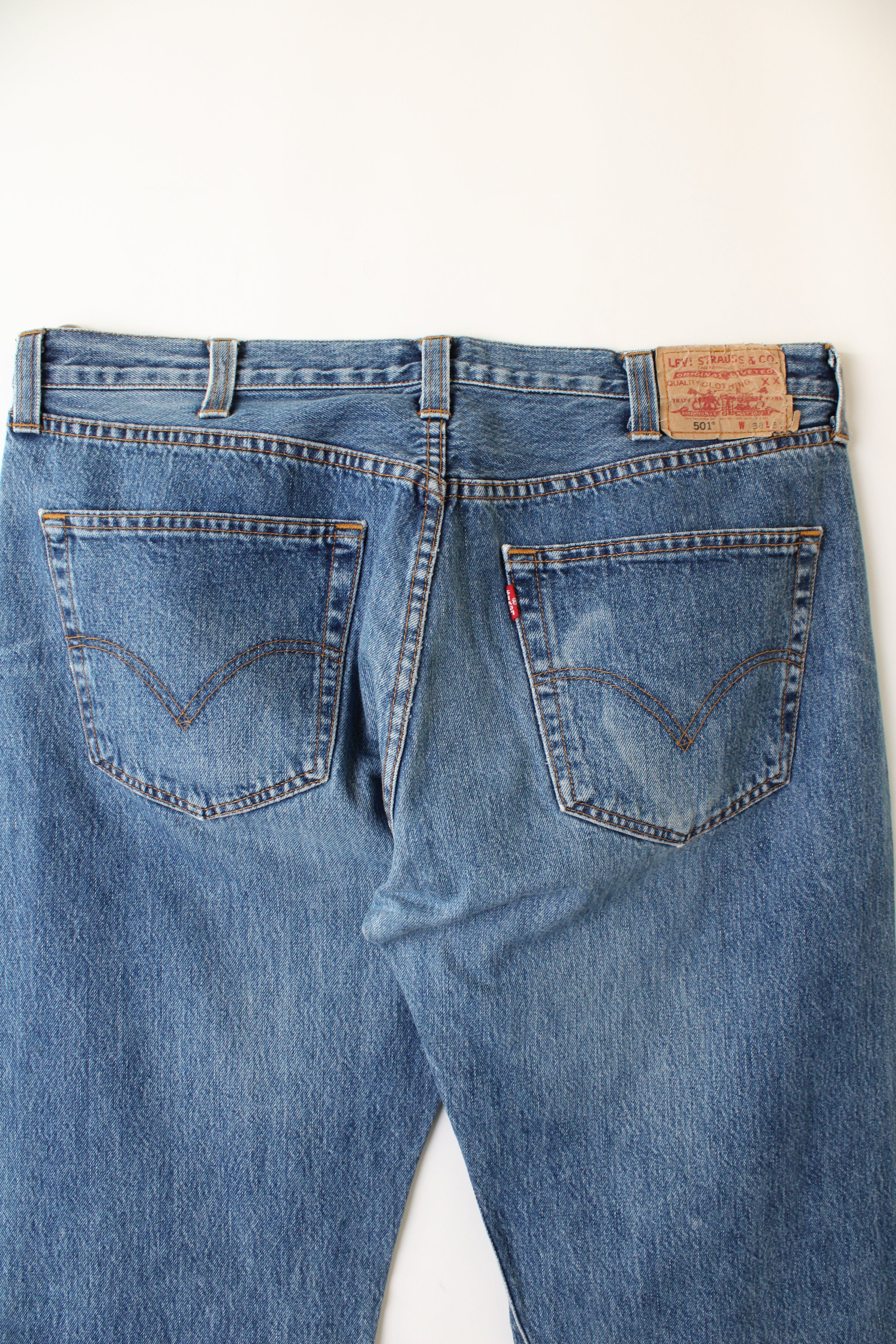 LEVIS 501 VINTAGE JEANS BLUE - W38