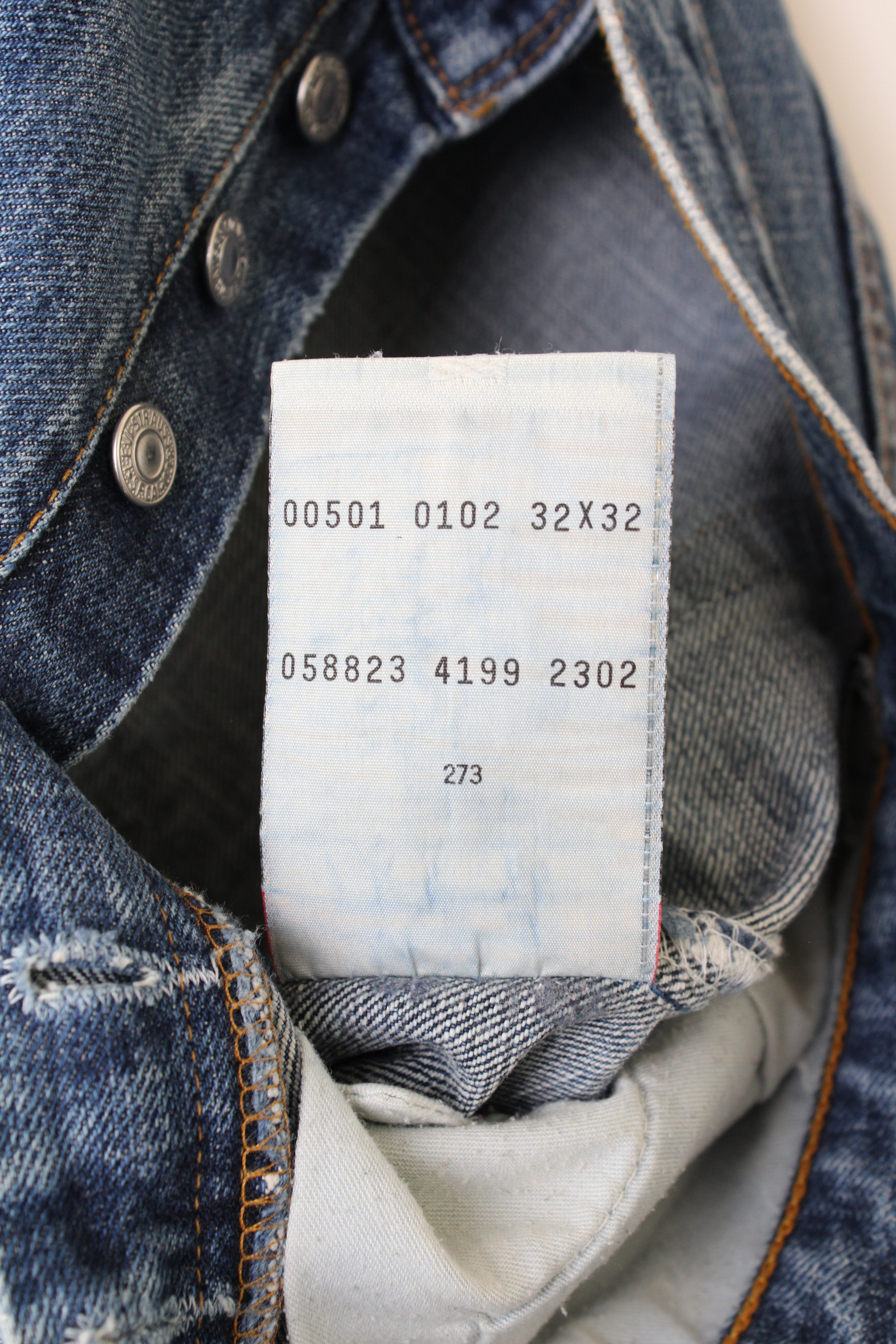 LEVIS 501 VINTAGE JEANS MADE IN USA - W32