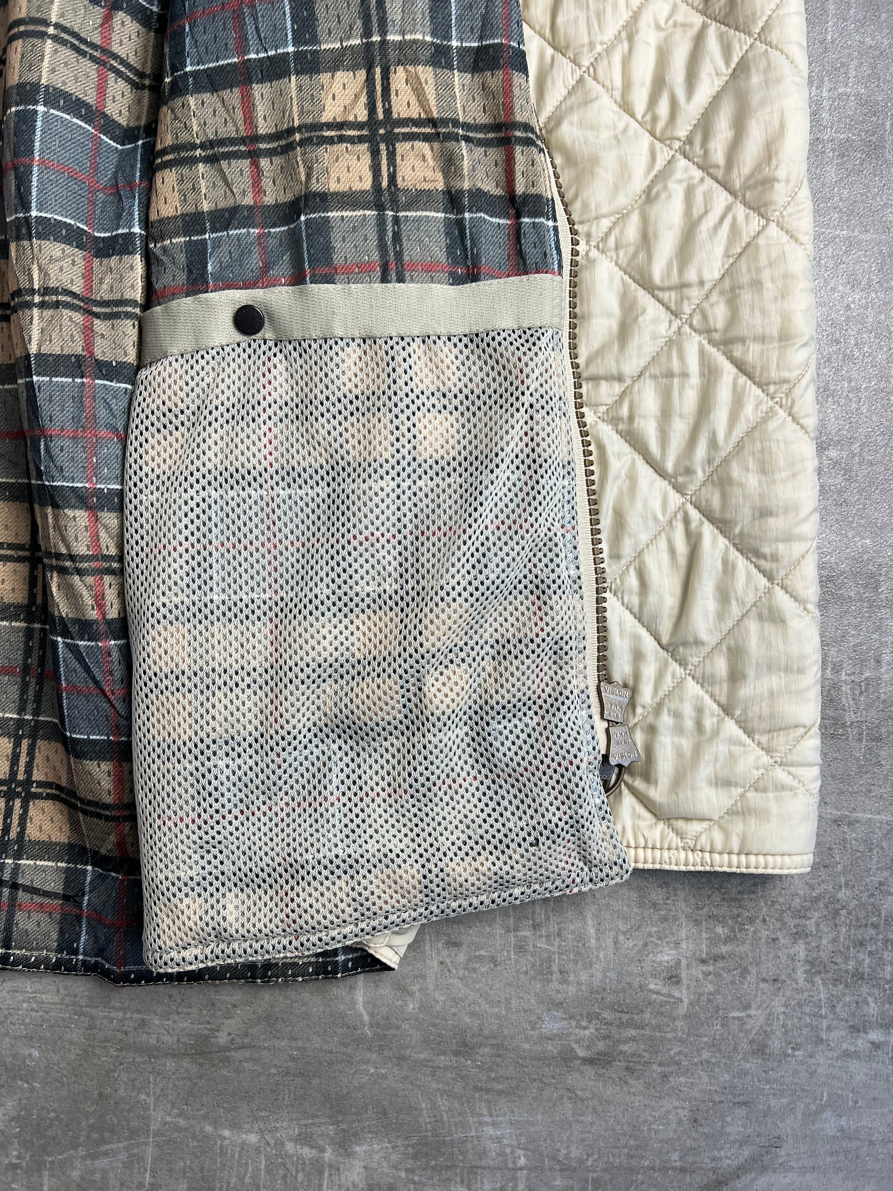 BARBOUR QUILTED JACKET CREAM WHITE - MEDIUM