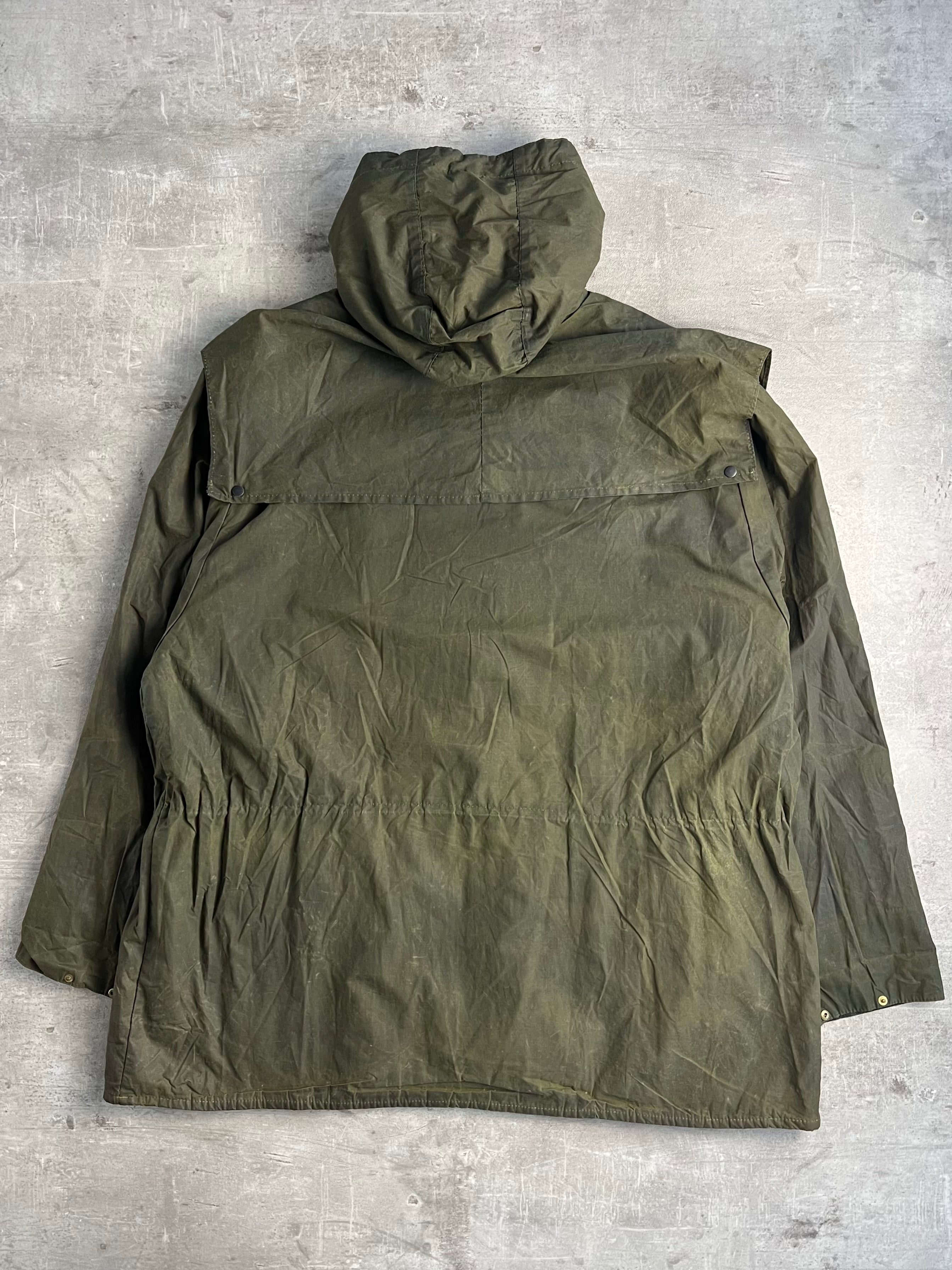 BARBOUR PARKA DURHAM LINED JACKET GREEN - L/XL