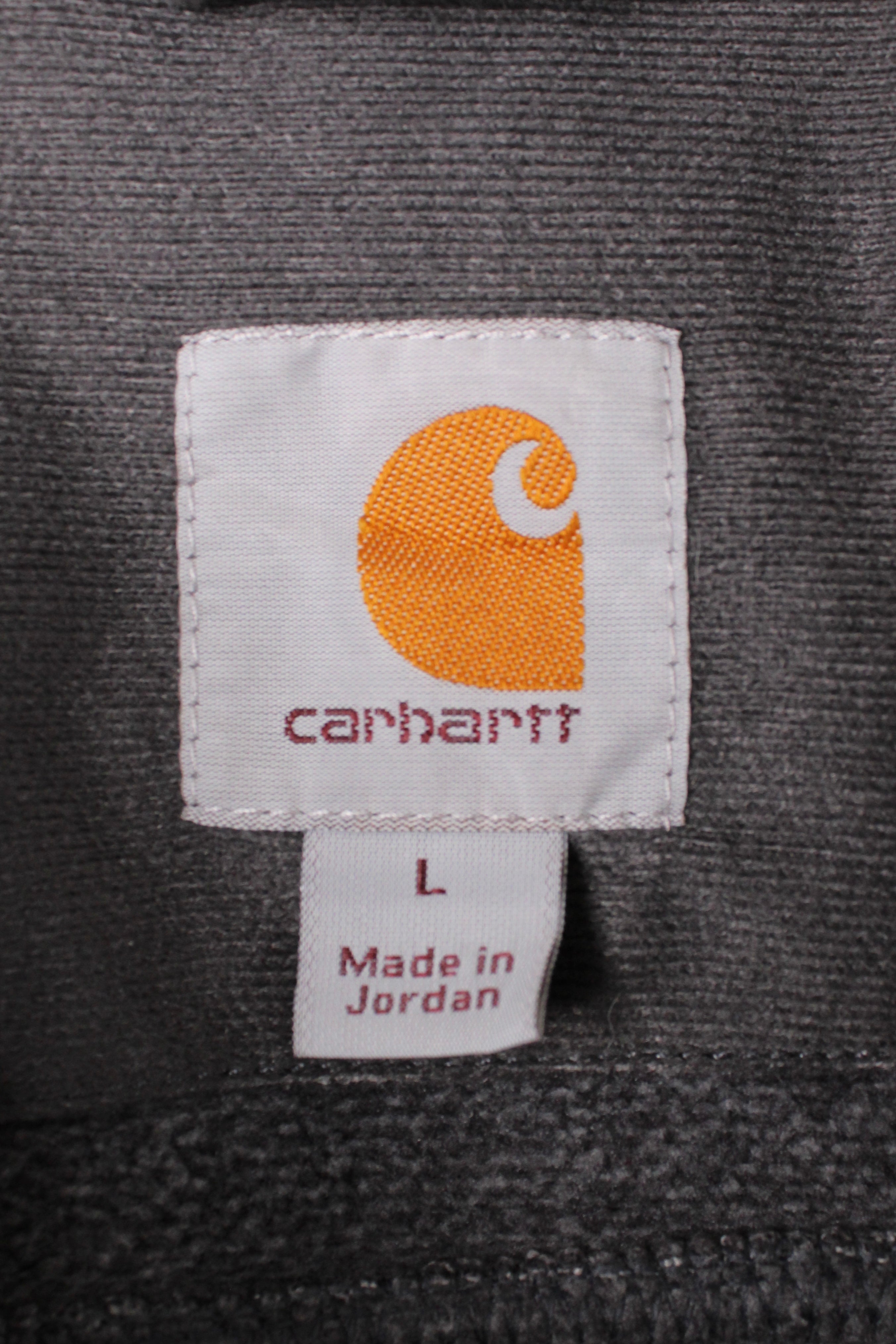 CARHARTT VINTAGE ZIP SWEATSHIRT GREY - L
