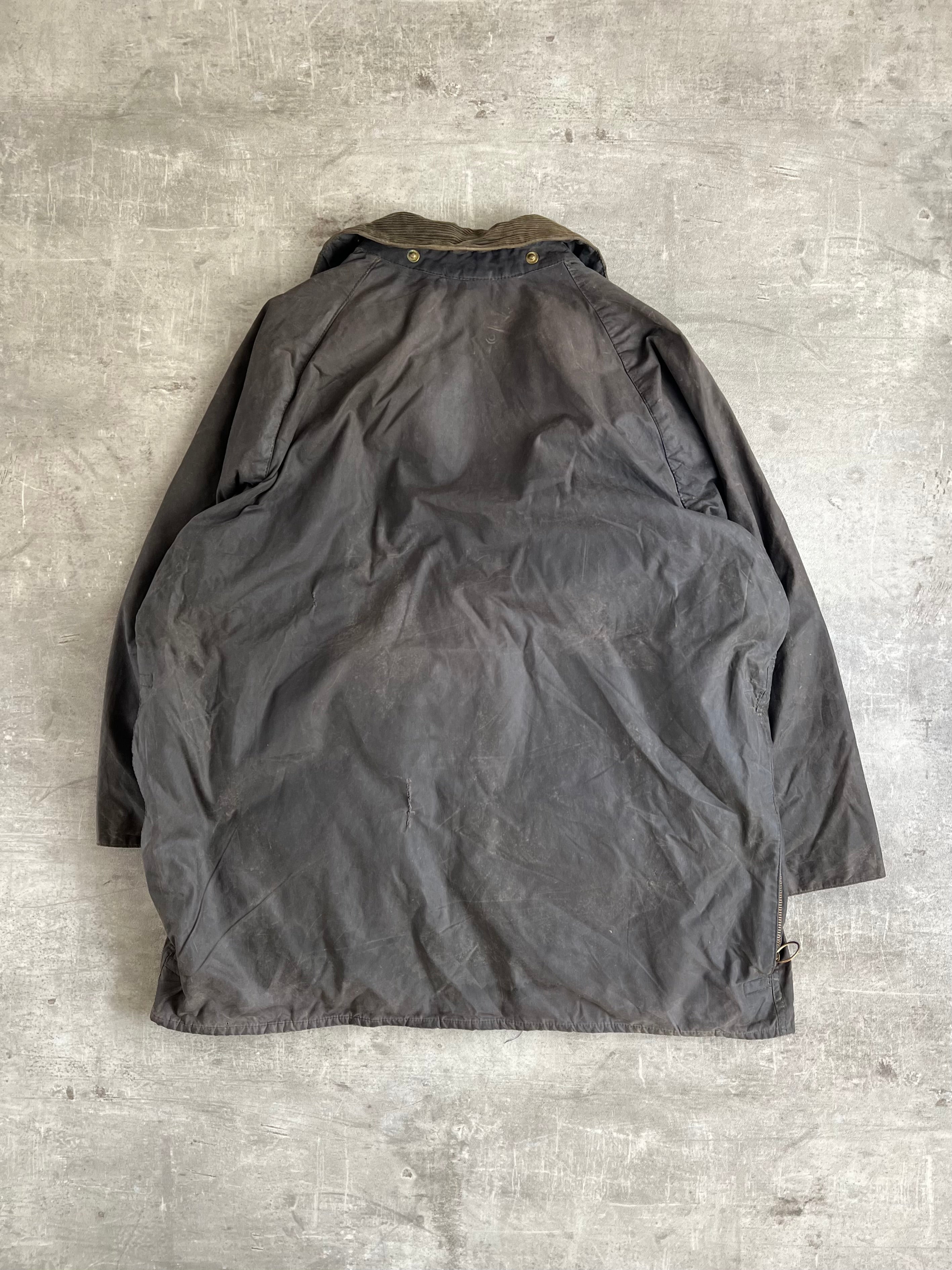 BARBOUR BEAUFORT WAXED JACKET BLUE - L/XL