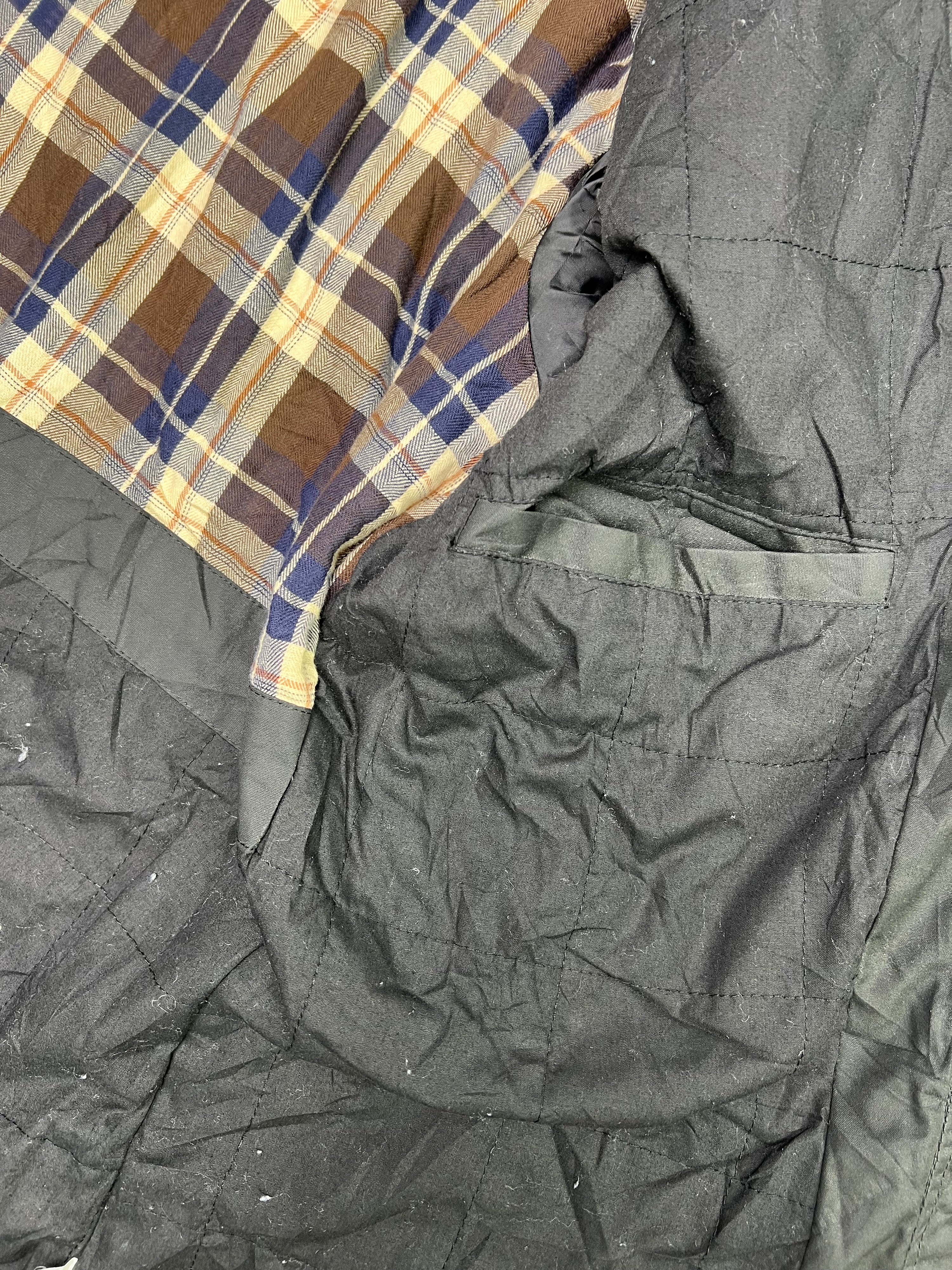 VINTAGE MOTORCYCLE WAXED JACKET - M