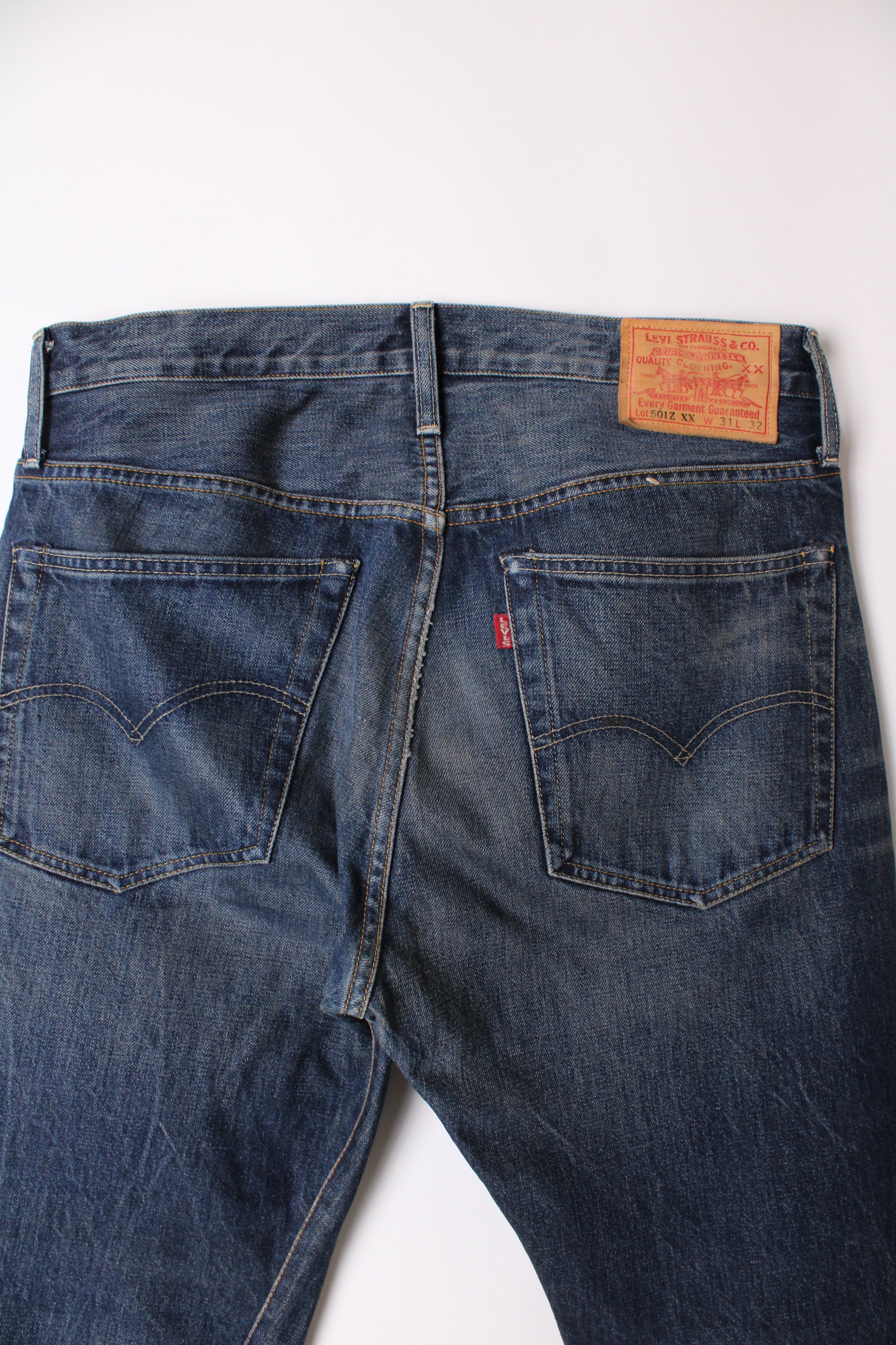 LEVIS VINTAGE 501Z XX SELVEDGE DENIM VTG BIG E - W31
