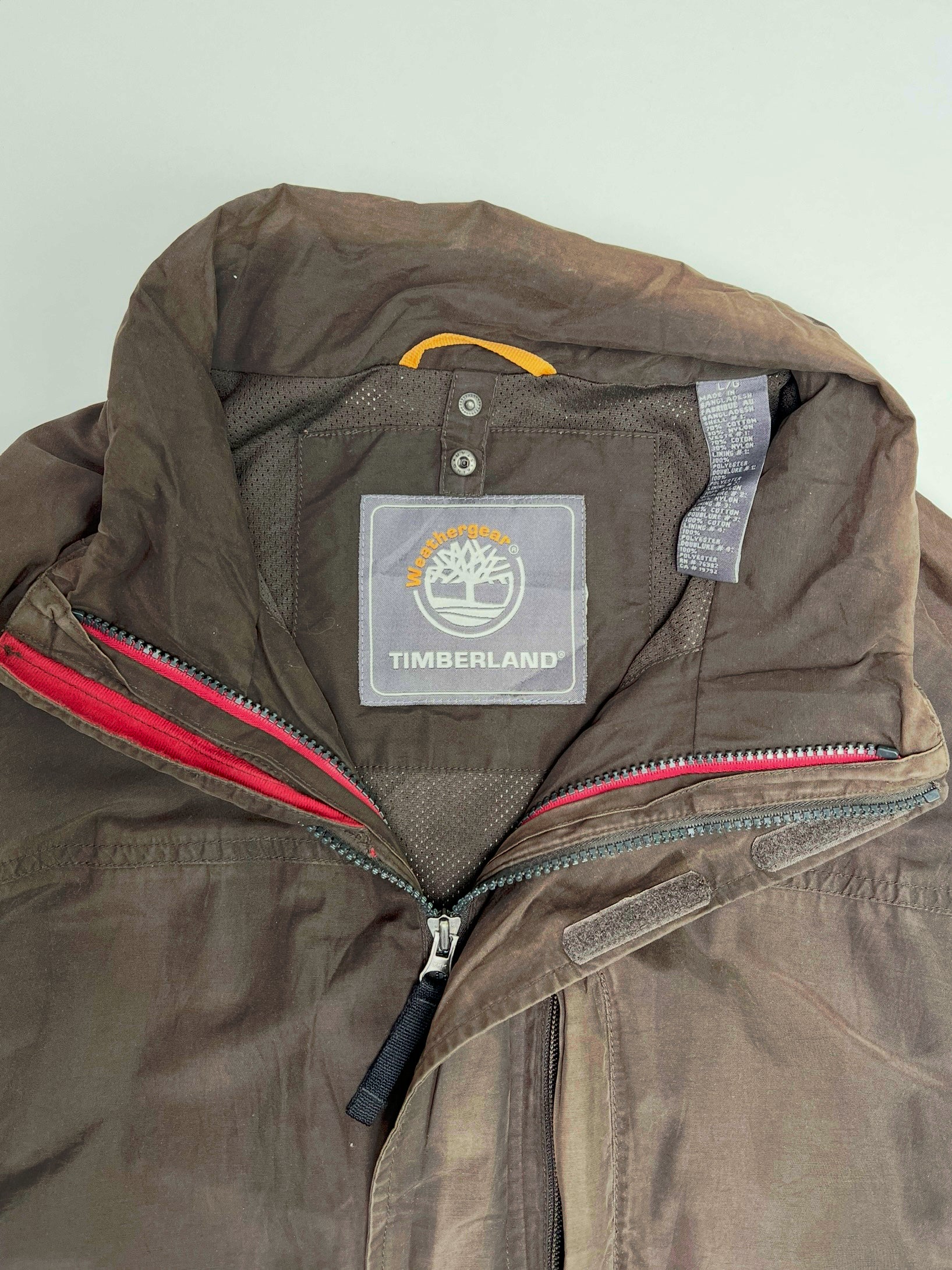 TIMBERLAND VINTAGE COTTON JACKET BROWN - L
