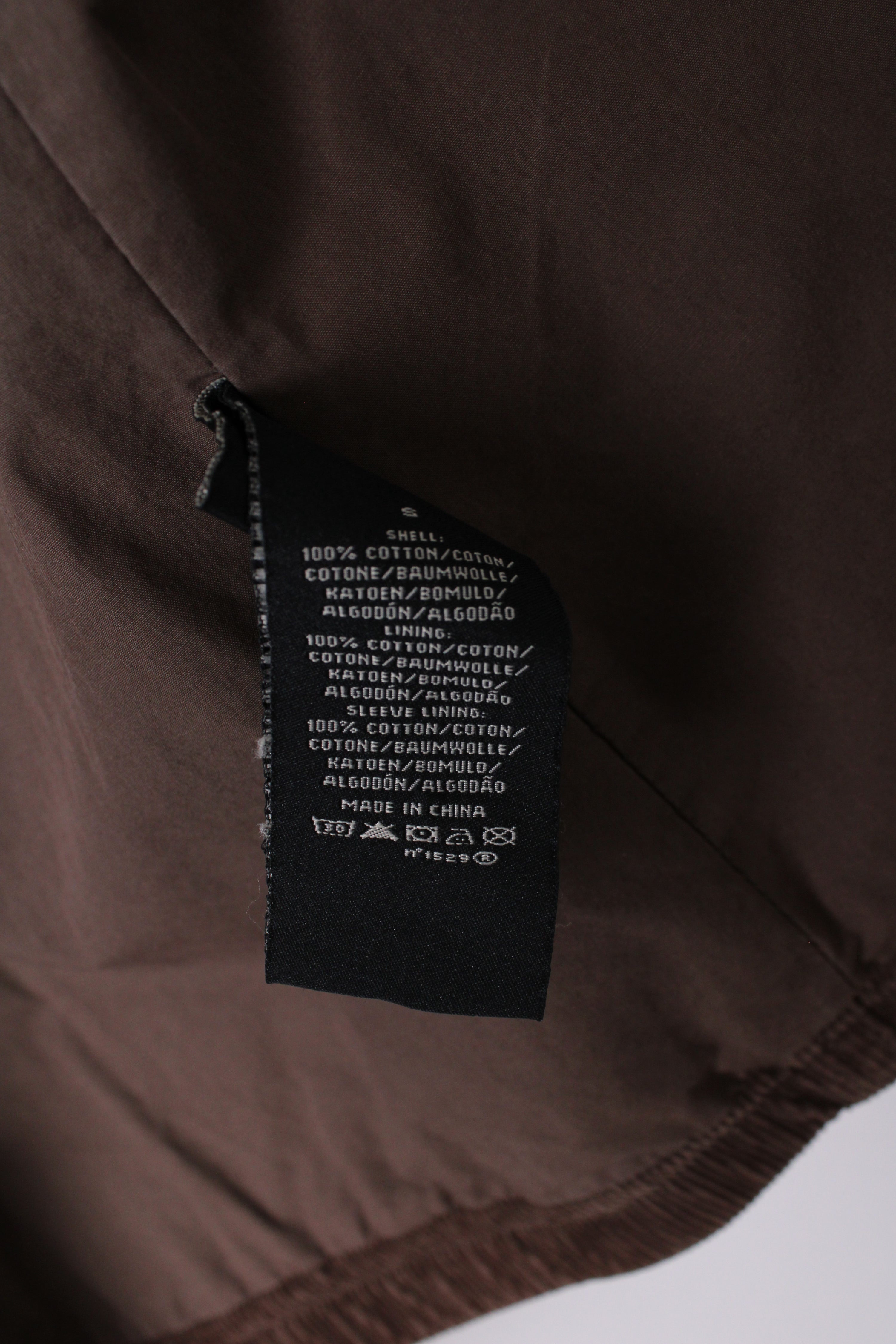 RALPH LAUREN CORDUROY FIELD JACKET BROWN - S