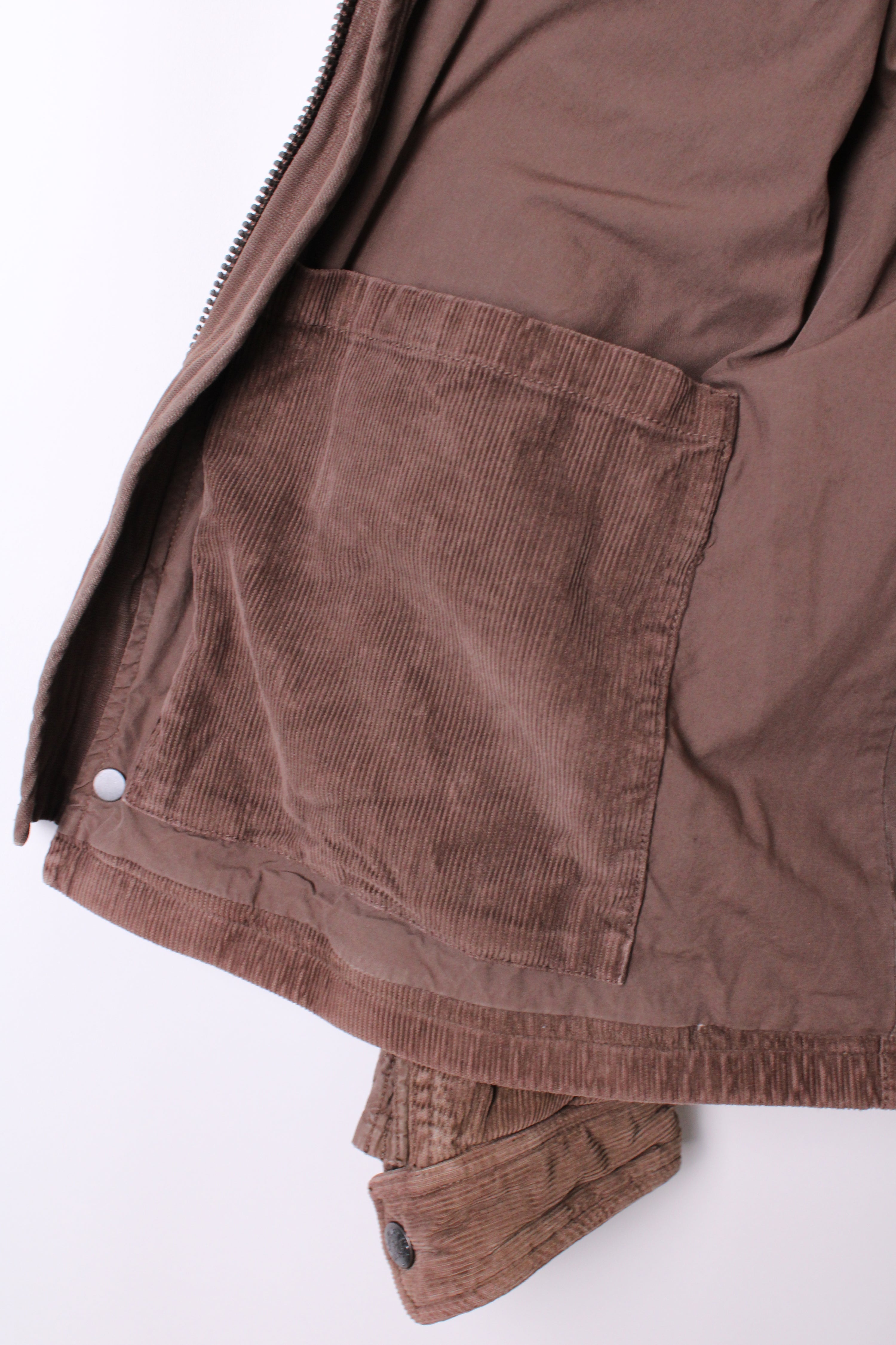 RALPH LAUREN CORDUROY FIELD JACKET BROWN - S