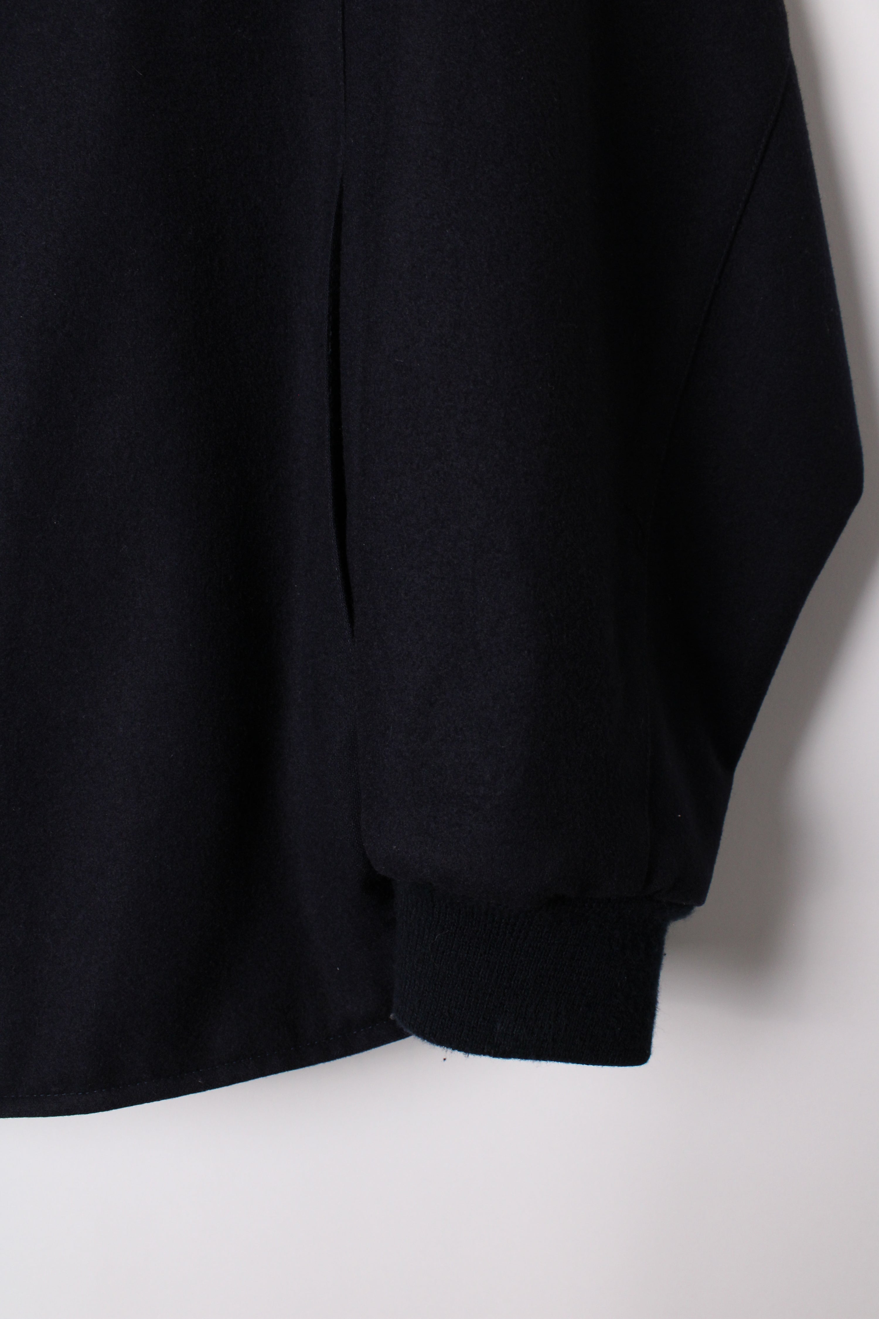 BURBERRY VINTAGE WOOL BOMBER BLUE - L/XL