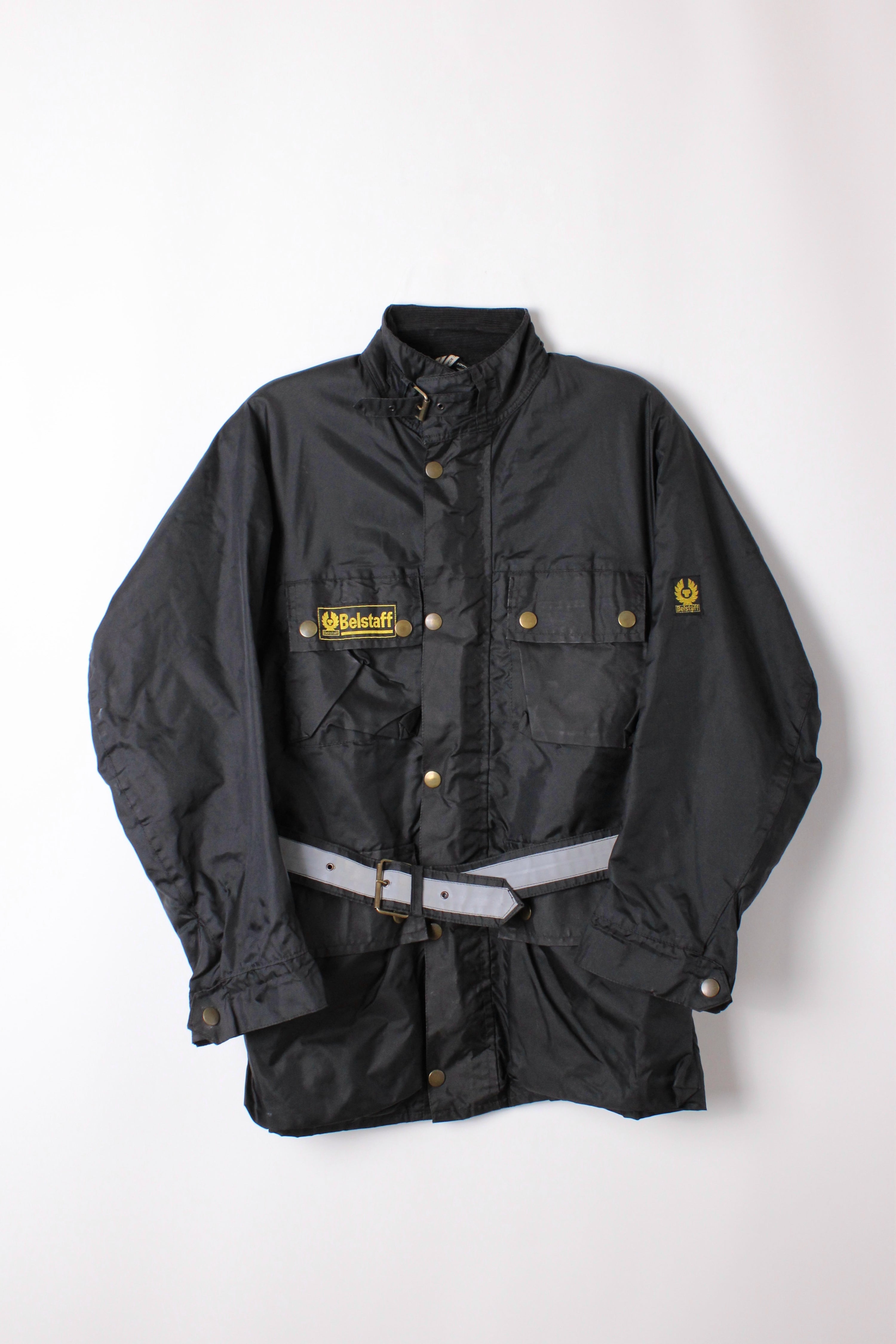 BELSTAFF TRIALMASTER NYLON JACKET BLACK - S
