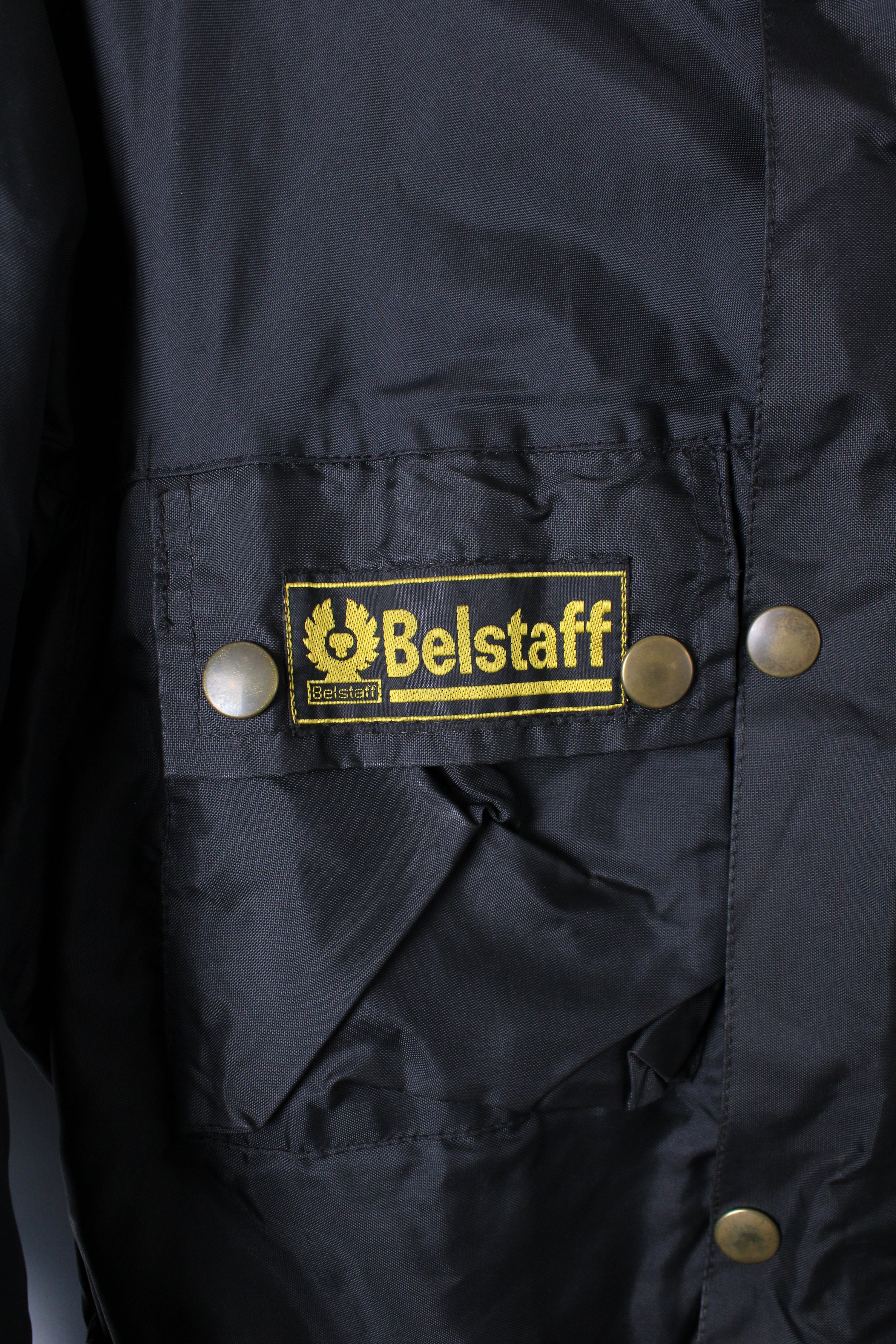 BELSTAFF TRIALMASTER NYLON JACKET BLACK - S