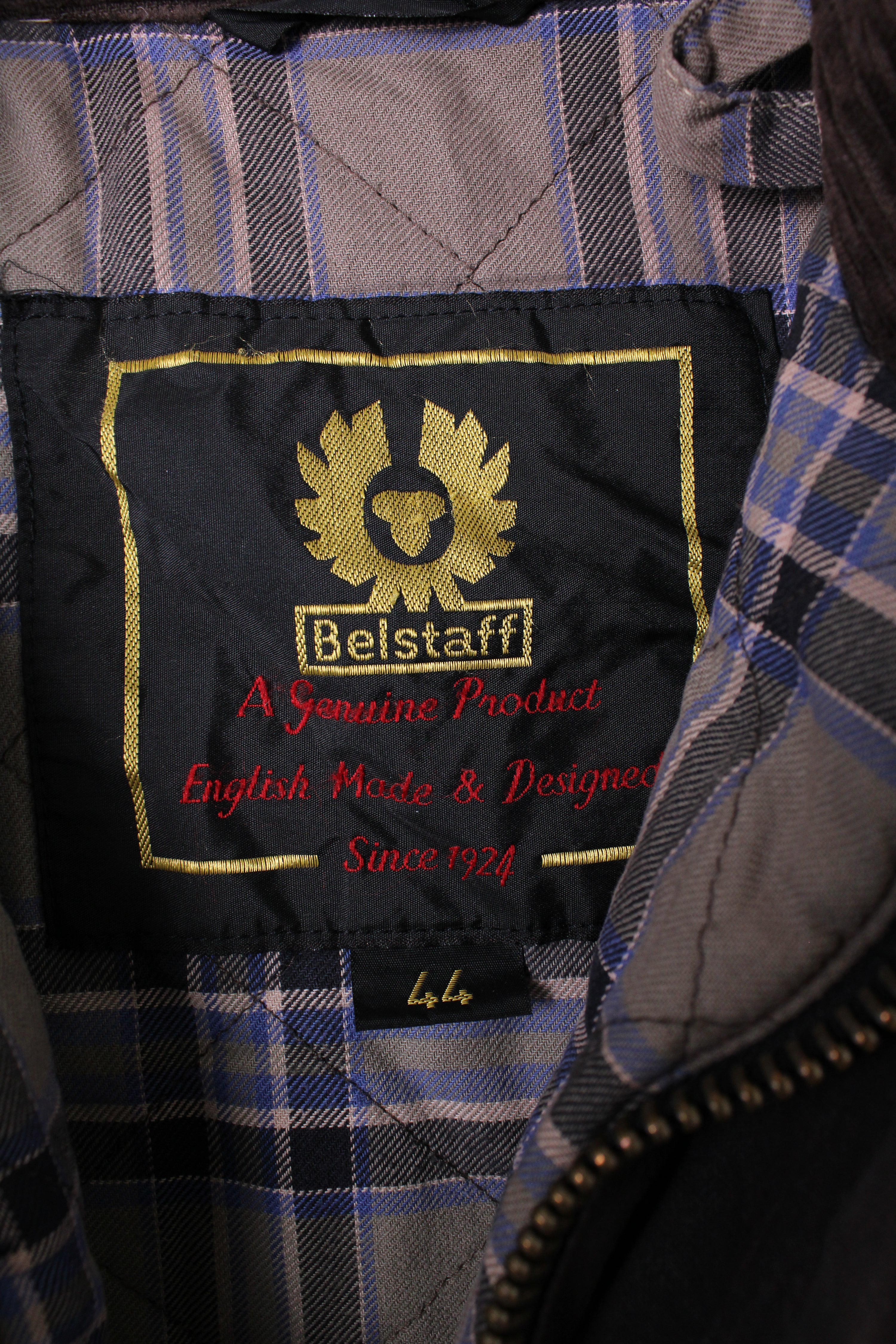 BELSTAFF TRIALMASTER COTTON WAXED JACKET GRAY - XS/S