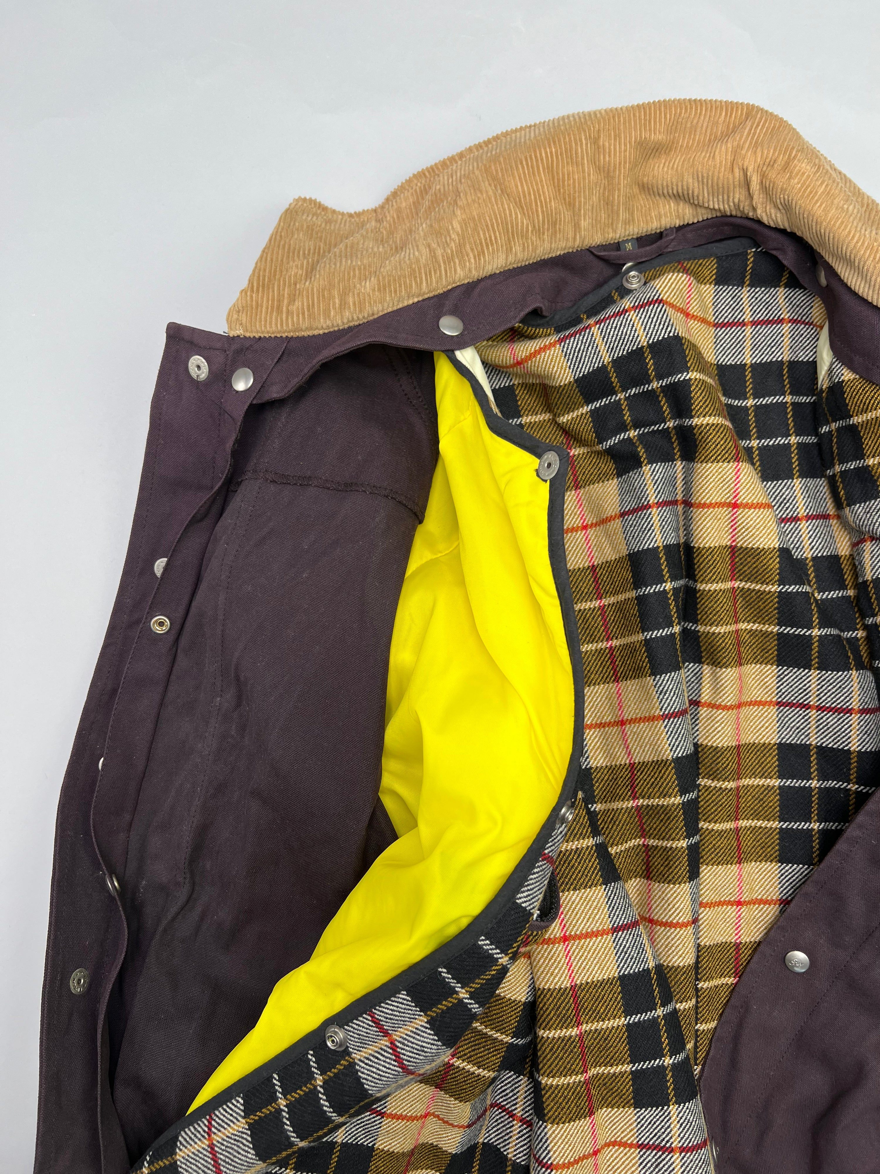 FAY 4 GANCI CANVAS FIREMAN JACKET BROWN - M