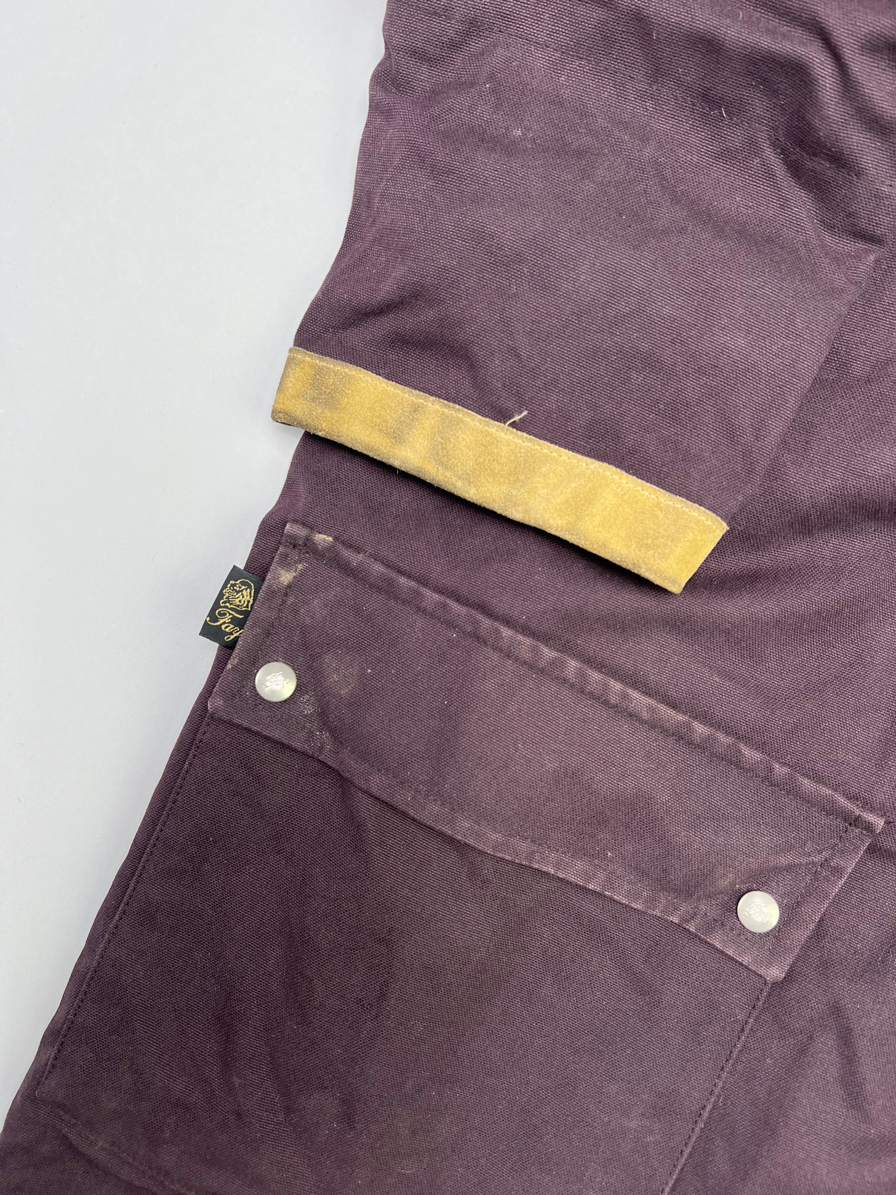 FAY 4 GANCI CANVAS FIREMAN JACKET BROWN - M