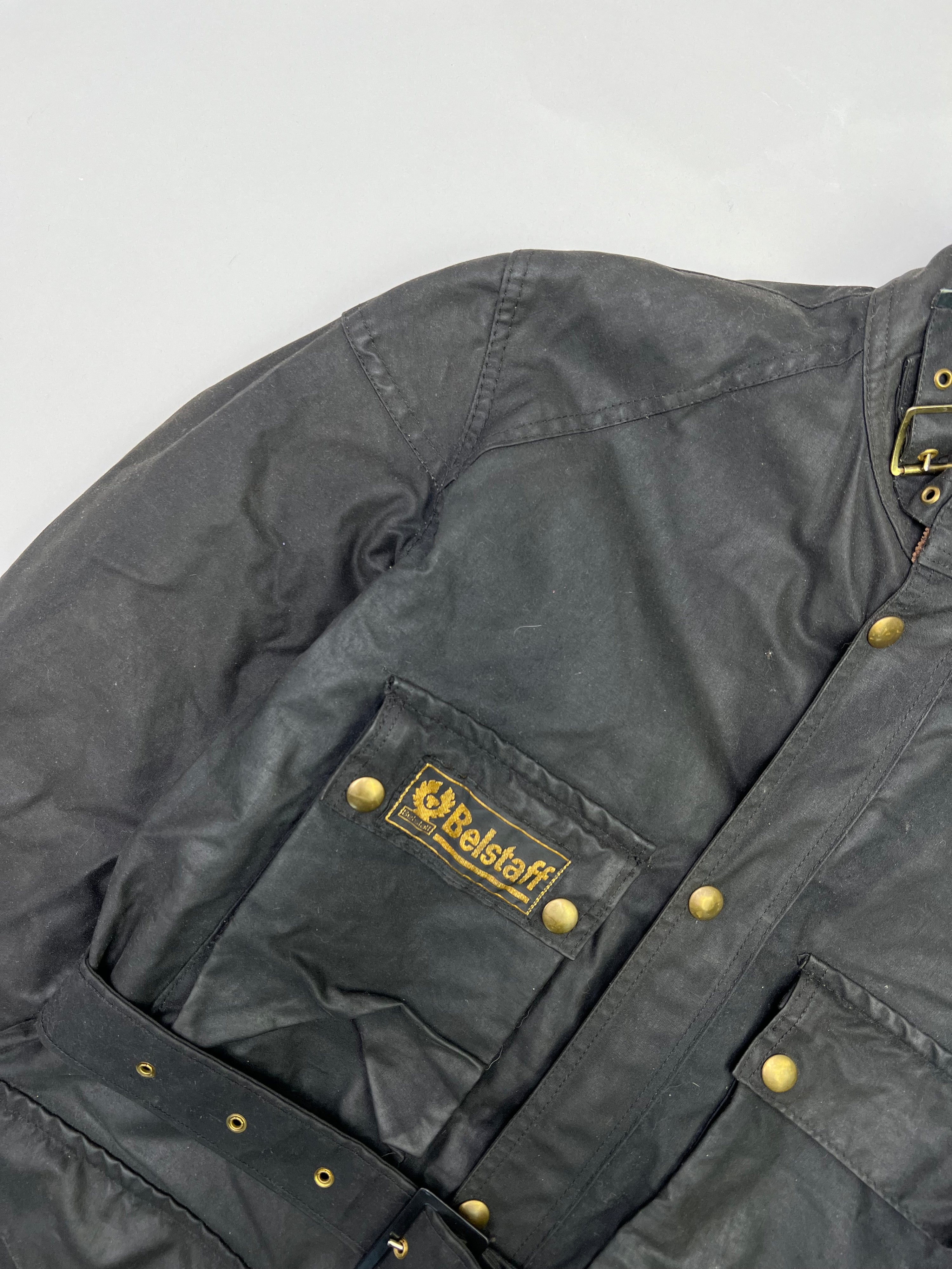 BELSTAFF TRIALMASTER VINTAGE WAXED MOTORCYCLE JACKET  - M/L