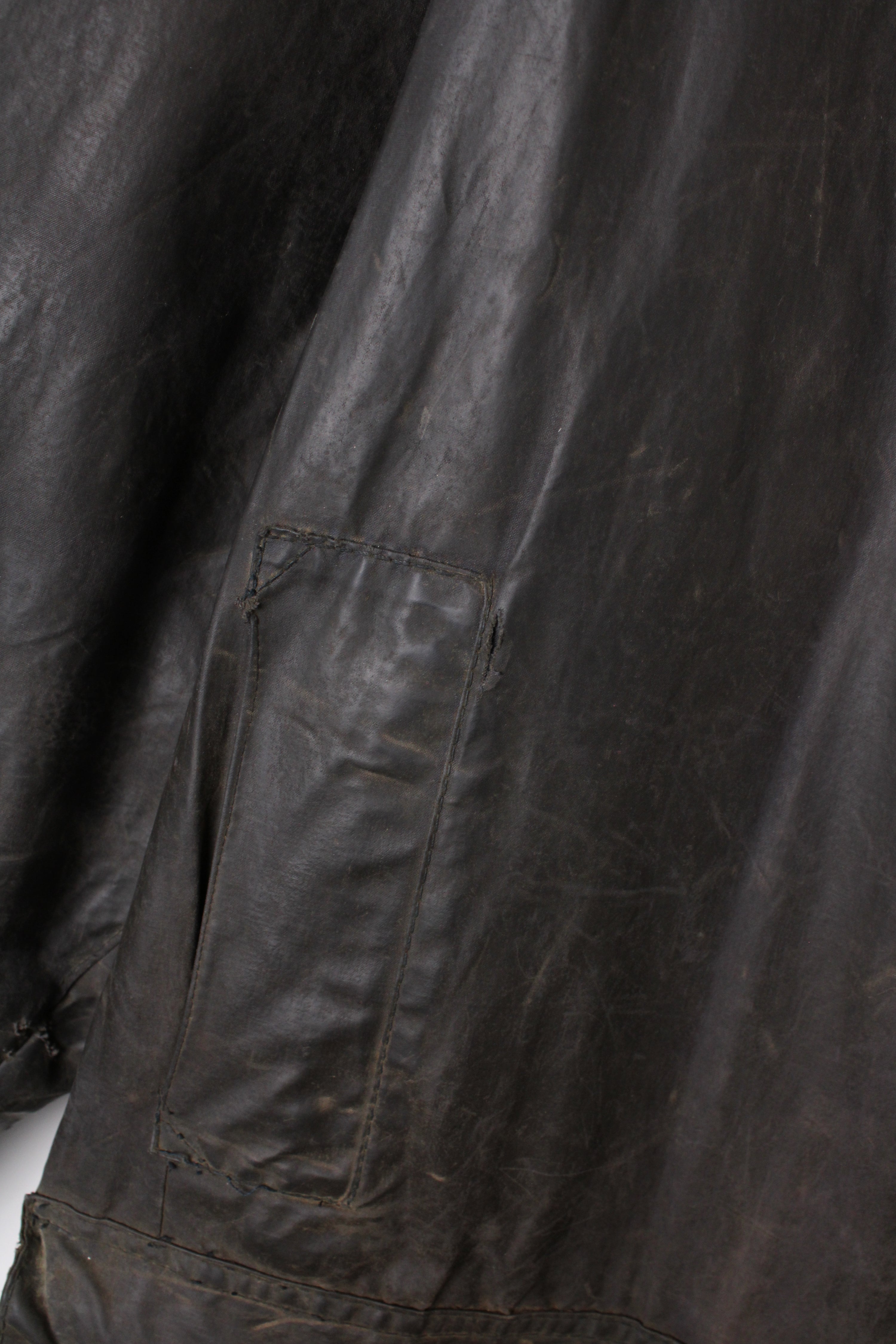 BARBOUR BEAUFORT WAXED JACKET BLUE - L/XL