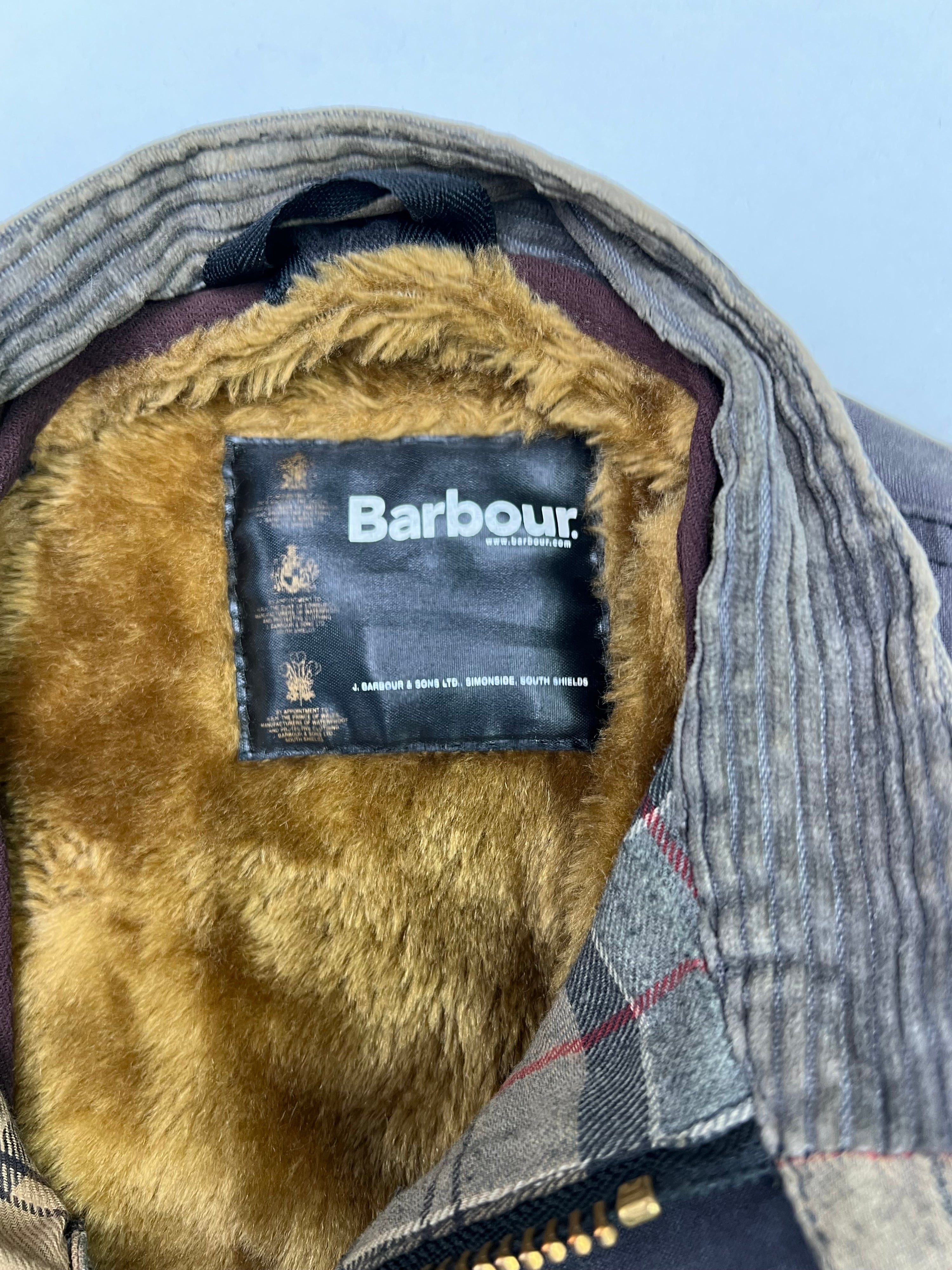BARBOUR INTERNATIONAL SUIT WAXED MOTORCYCLE JACKET  - XS