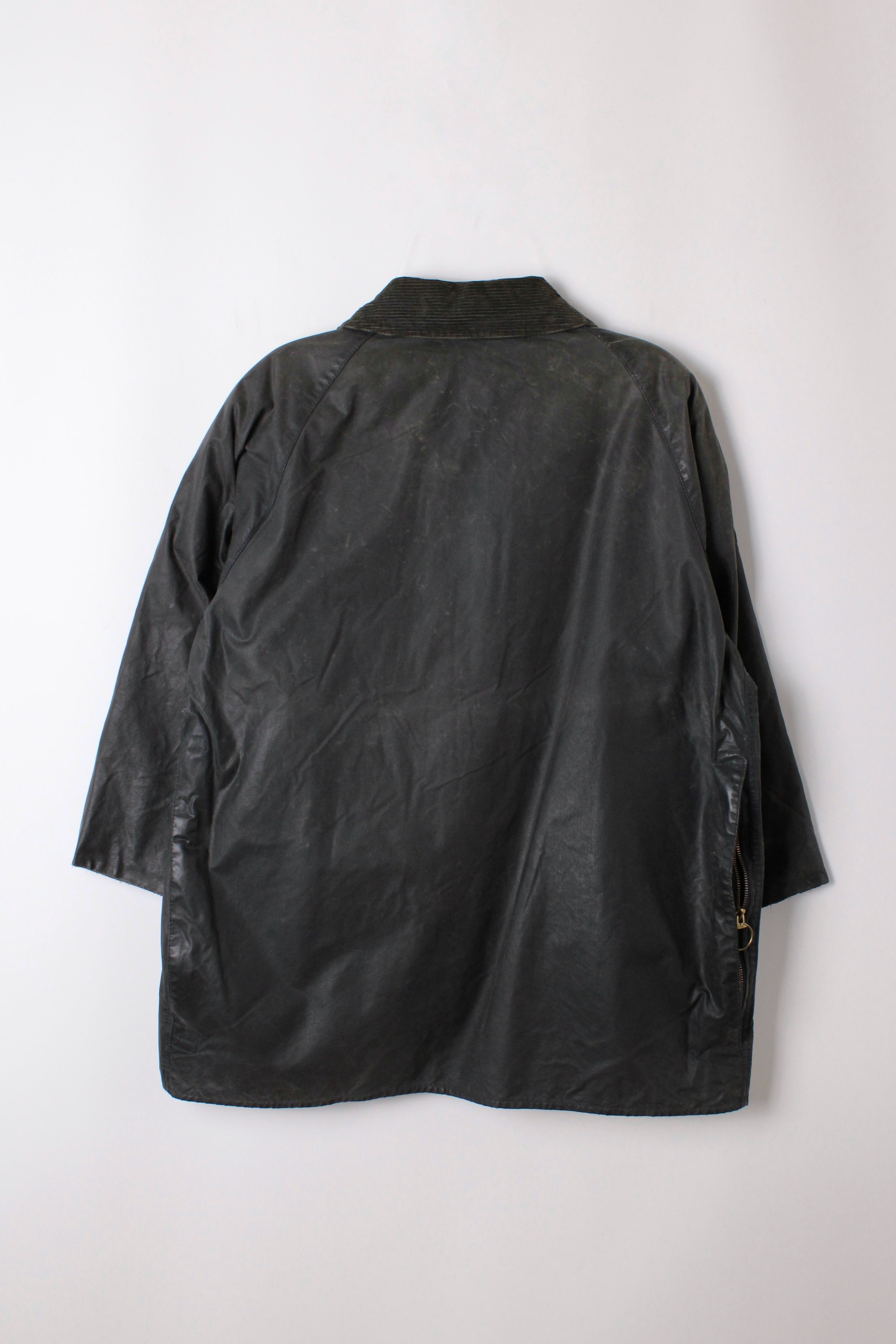 BARBOUR BEAUFORT WAXED JACKET BLUE - M/L