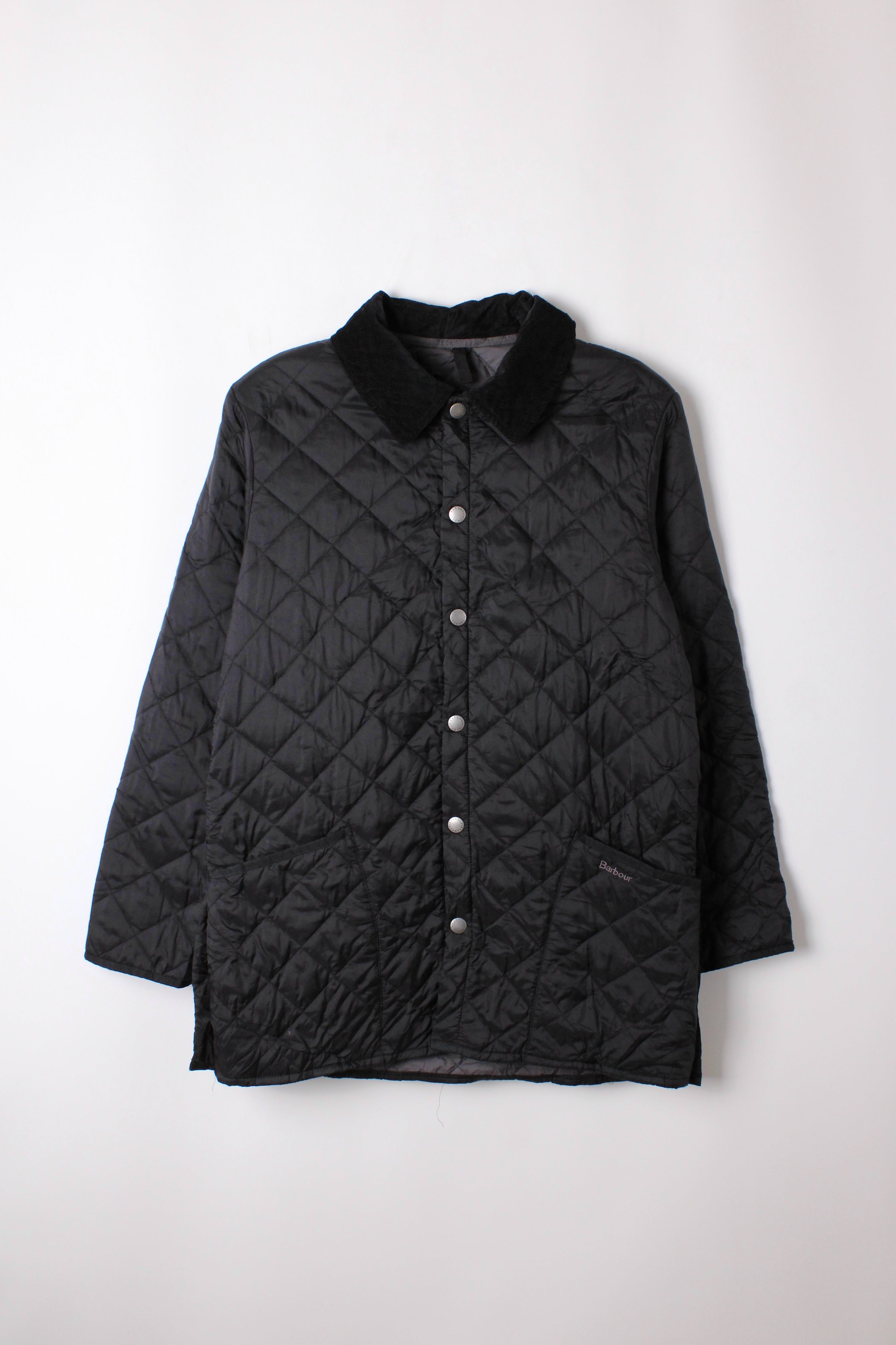 BARBOUR LIDDESDALE QUILTED JACKET BLACK - M