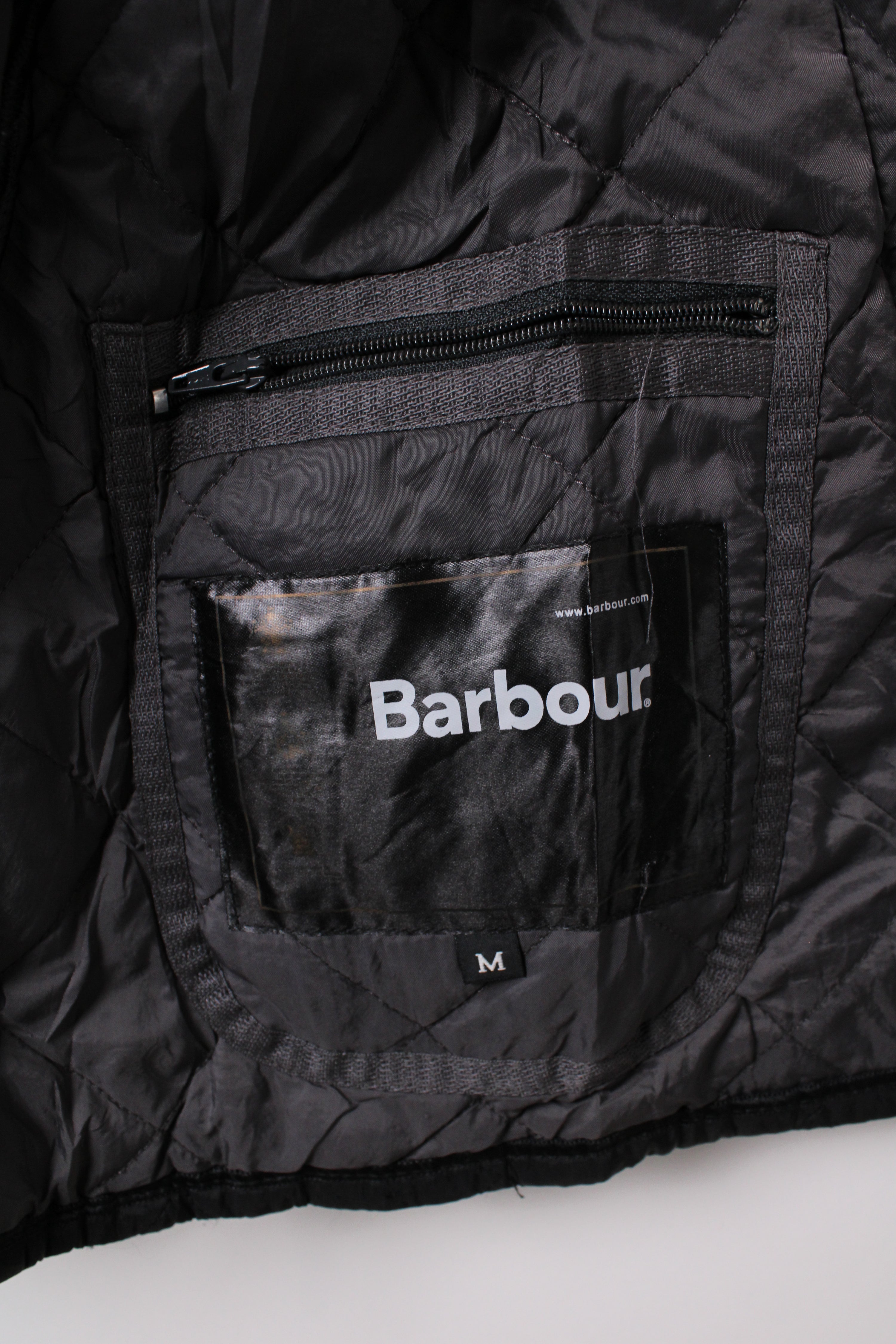 BARBOUR LIDDESDALE QUILTED JACKET BLACK - M