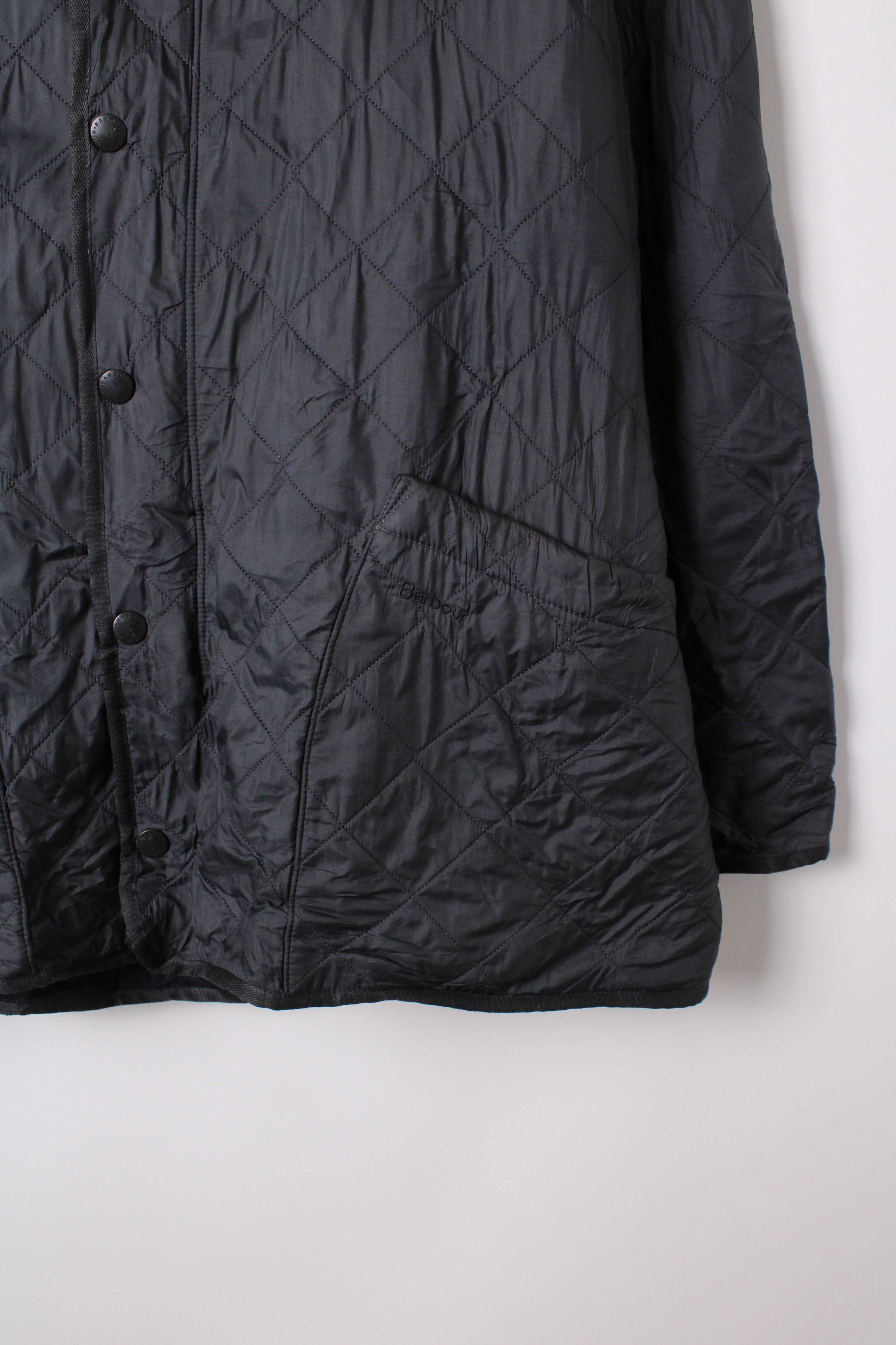 BARBOUR QUILTED JACKET POLARQUILT BLUE - L