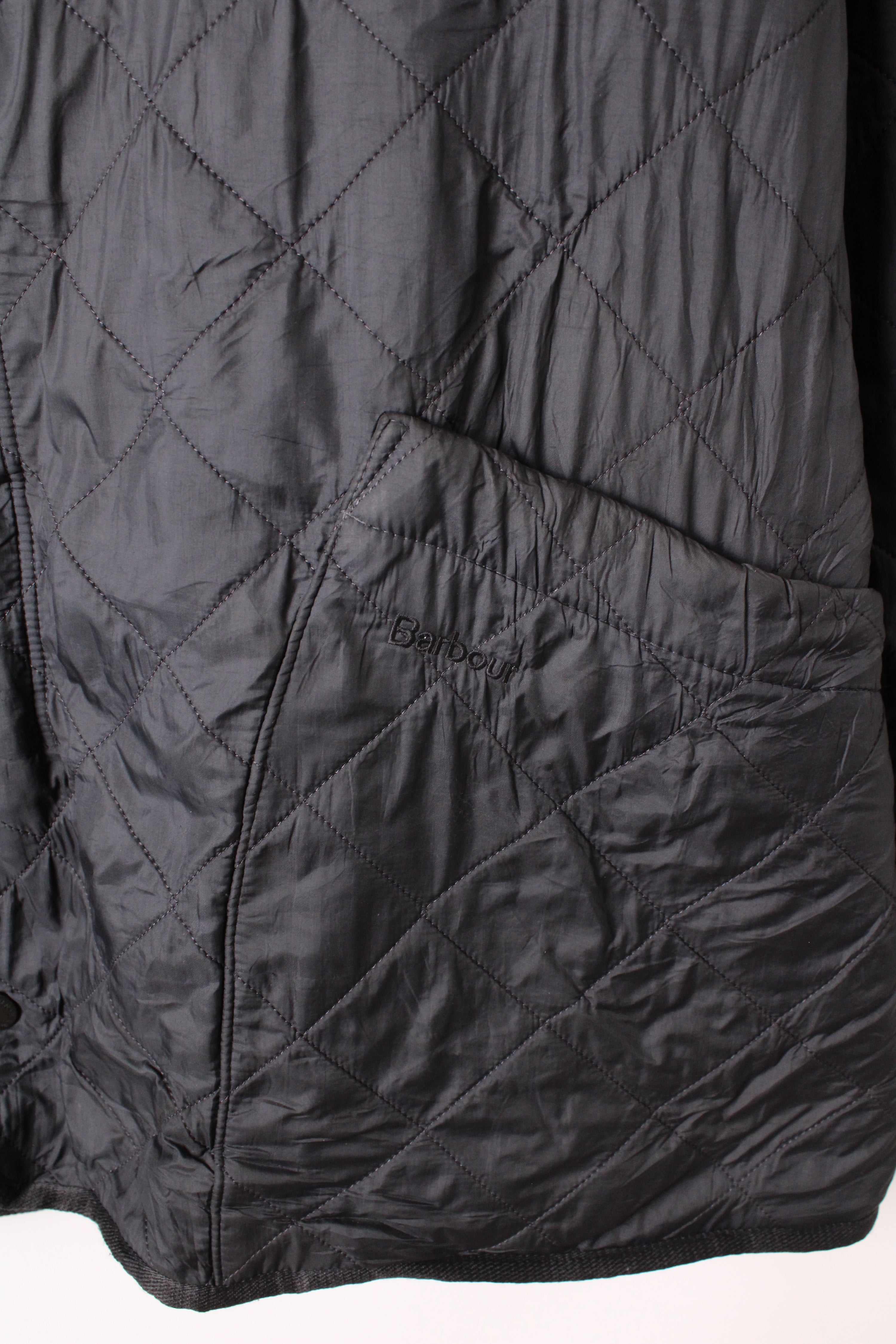 BARBOUR QUILTED JACKET POLARQUILT BLUE - L