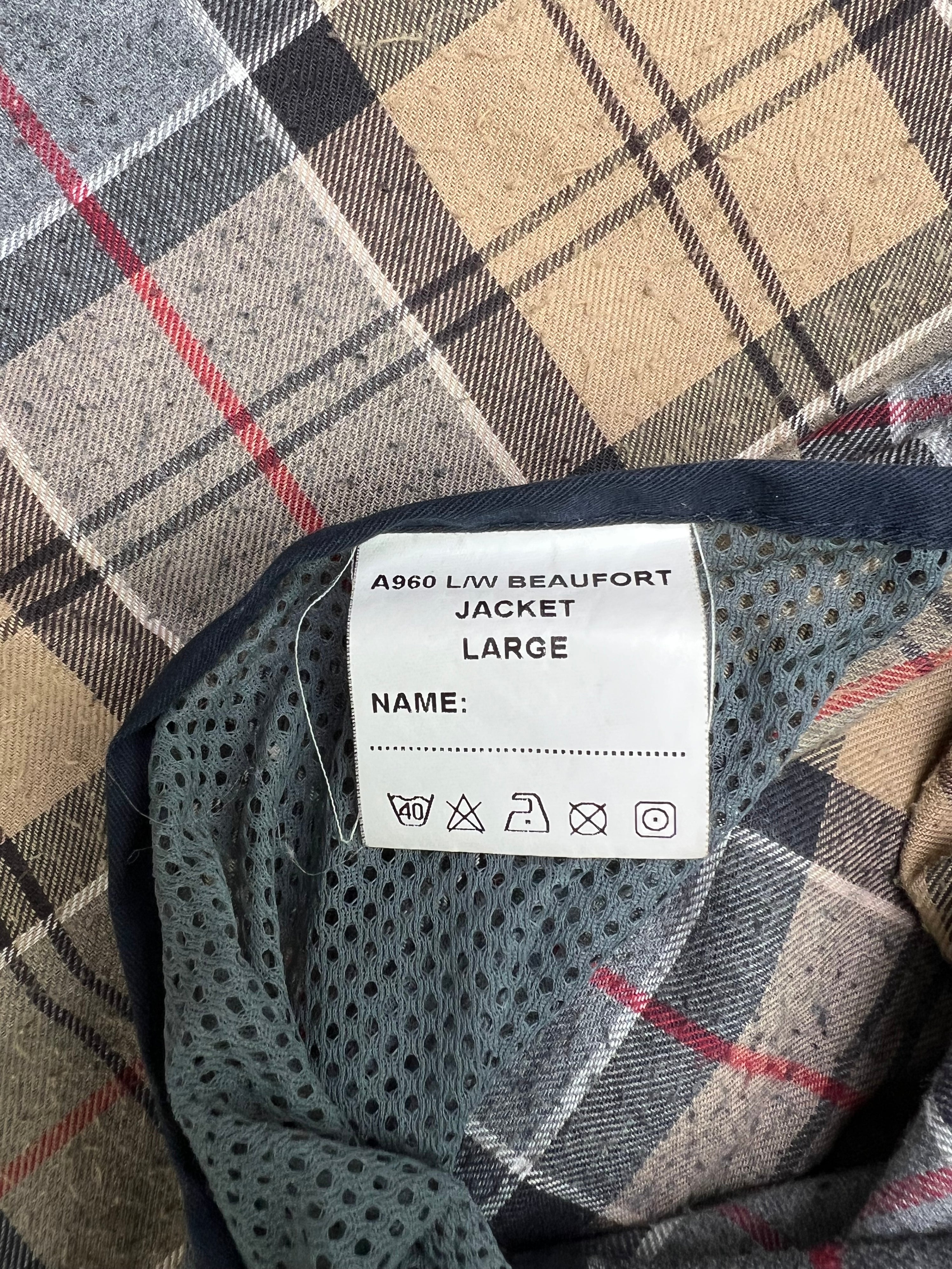 BARBOUR LIGHTWEIGHT BEAUFORT JACKET BLUE - L