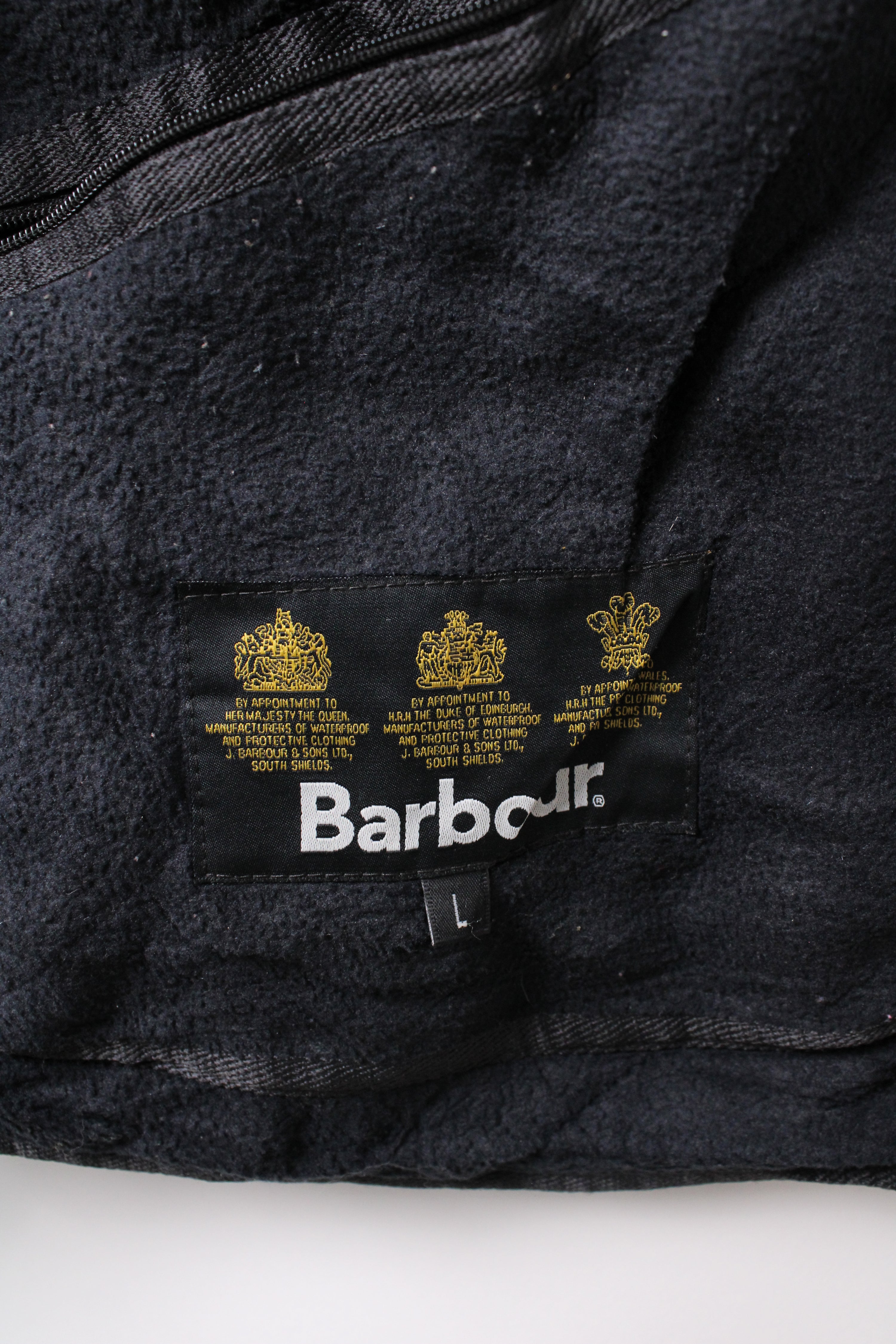 BARBOUR QUILTED JACKET POLARQUILT BLUE - L