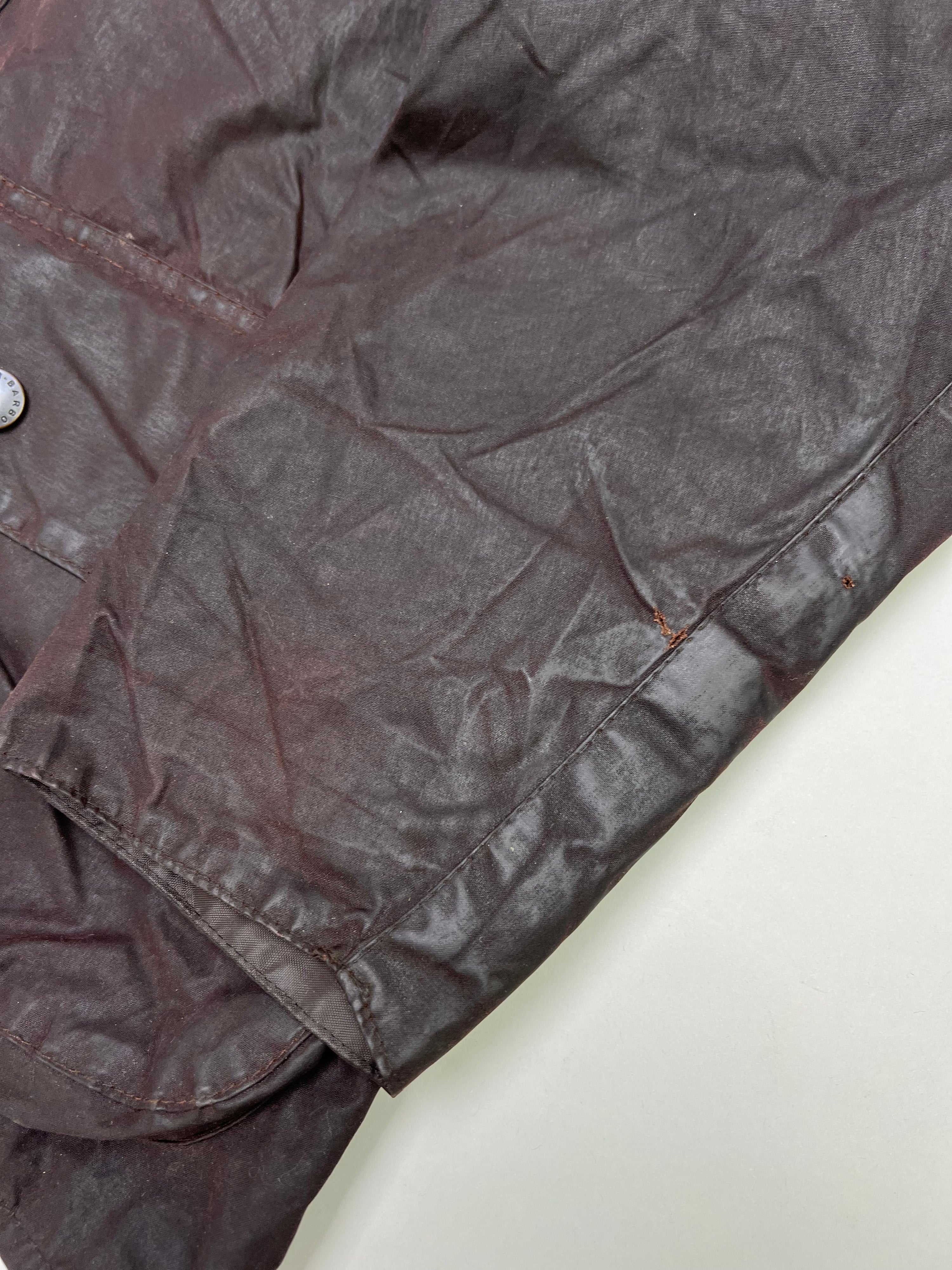 BARBOUR BEAUFORT WAXED JACKET RUSTIC BROWN - S/M