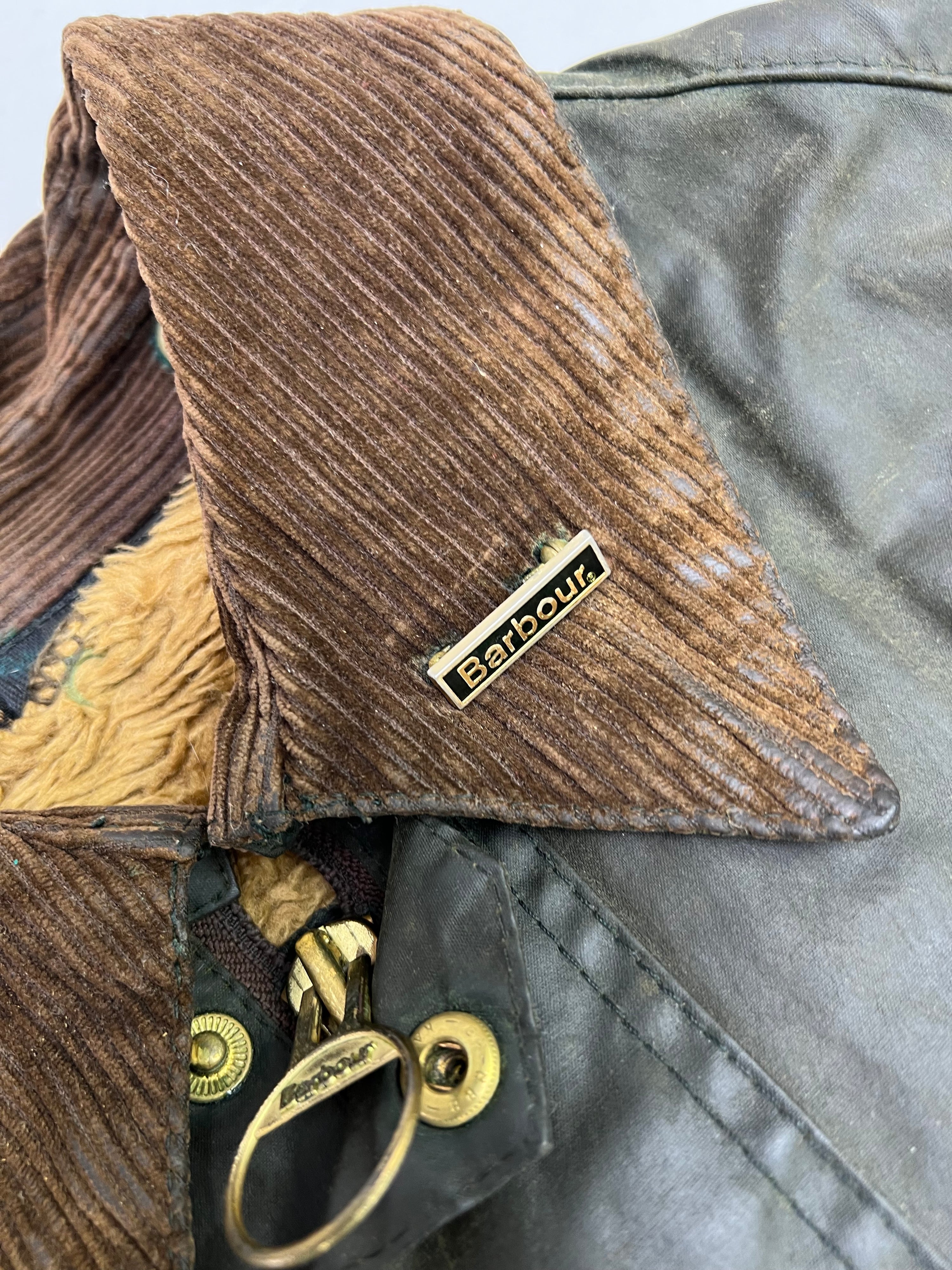 BARBOUR BEDALE WAXED JACKET GREEN - S/M