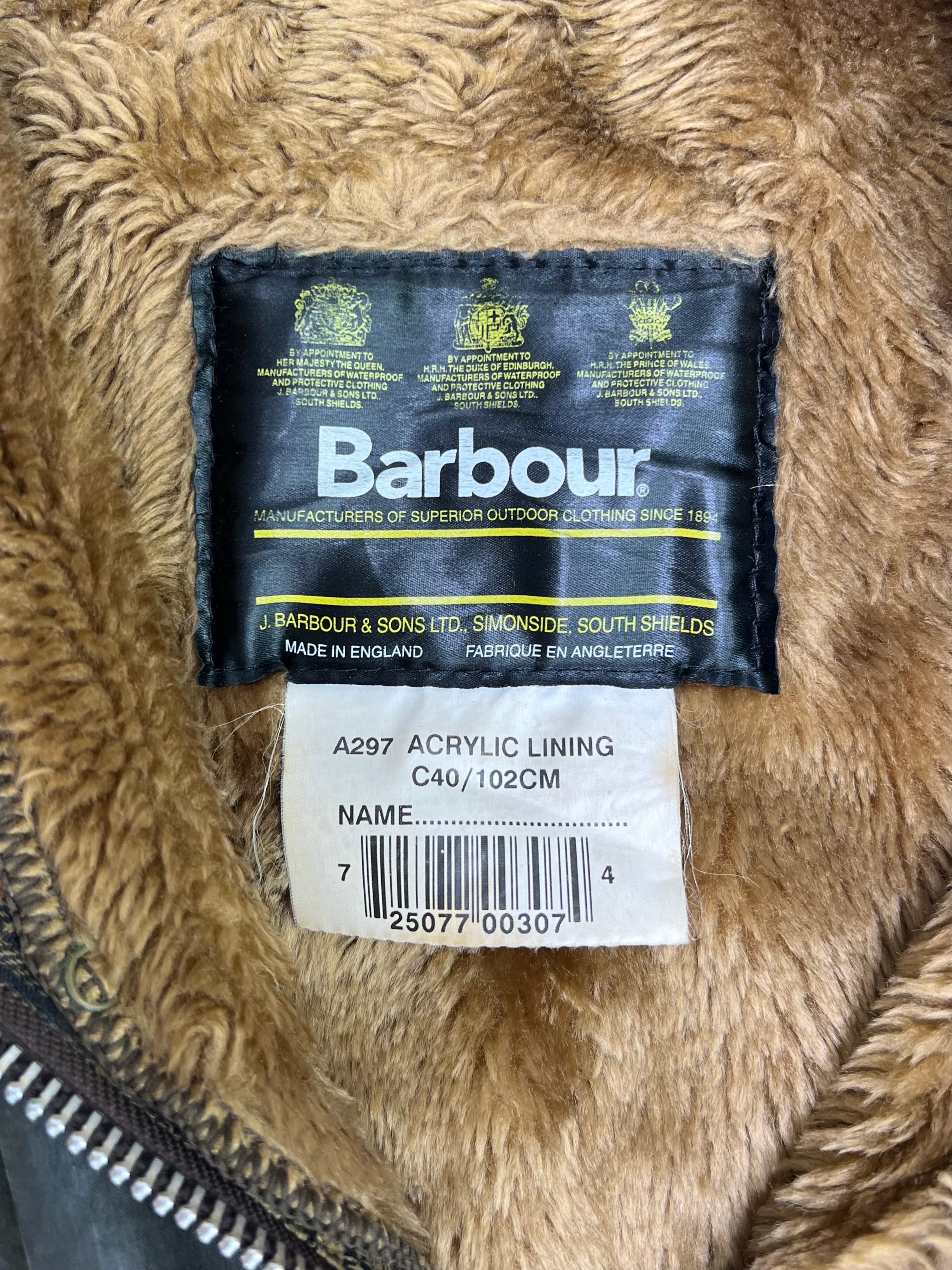 BARBOUR BEDALE WAXED JACKET GREEN - S/M