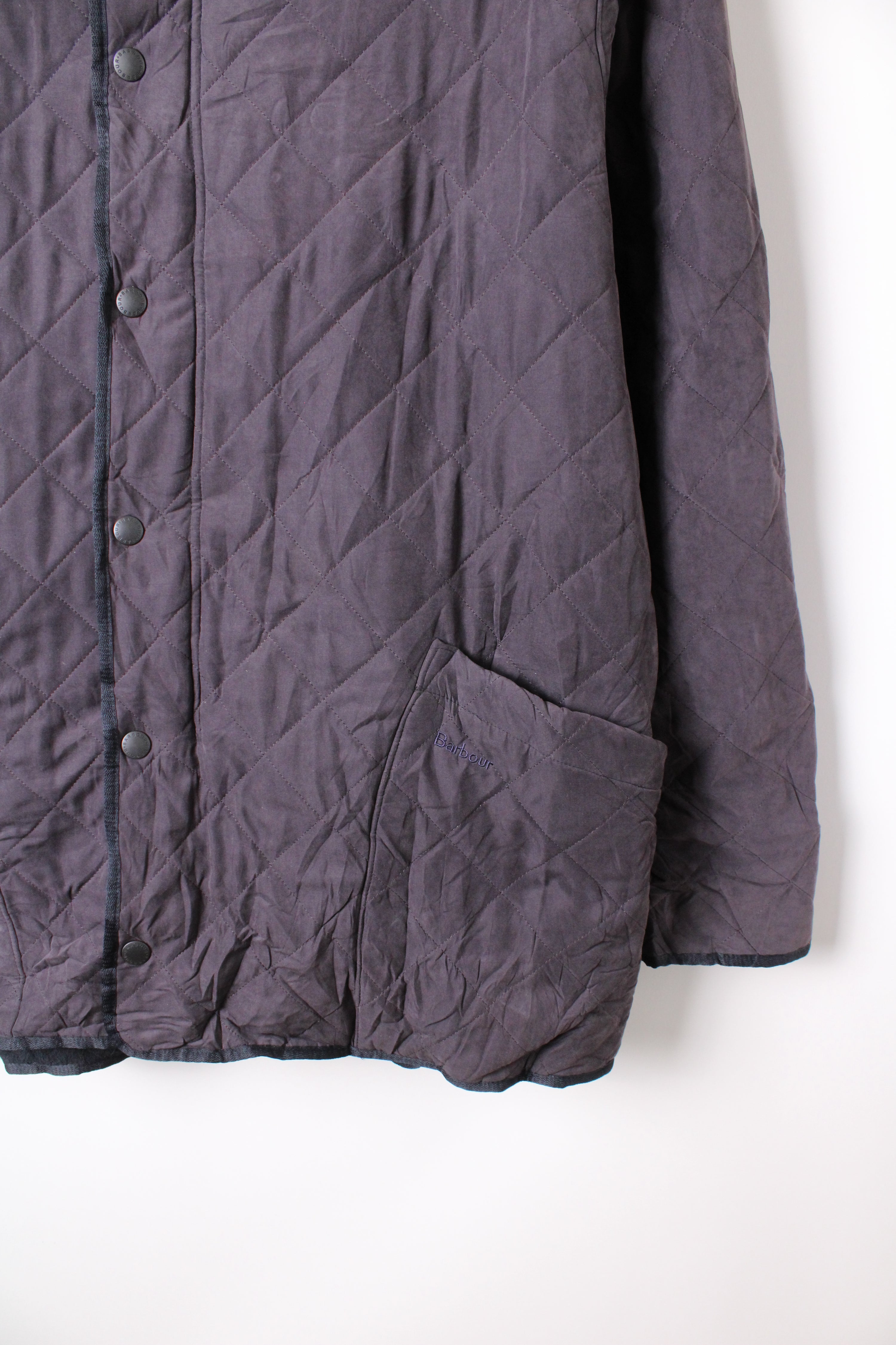 BARBOUR QUILTED JACKET POLARQUILT BLUE - XXL