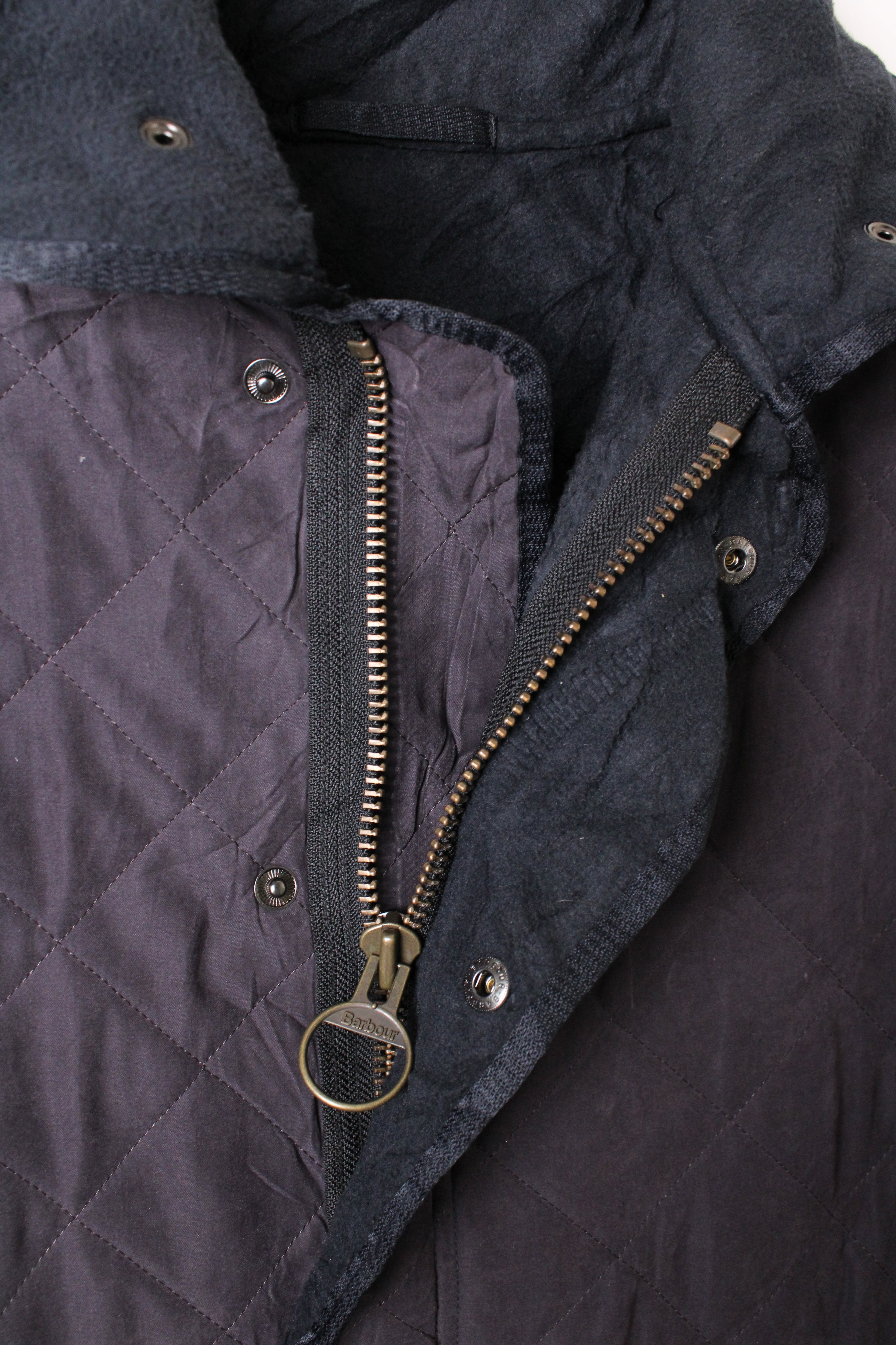 BARBOUR QUILTED JACKET POLARQUILT BLUE - XXL