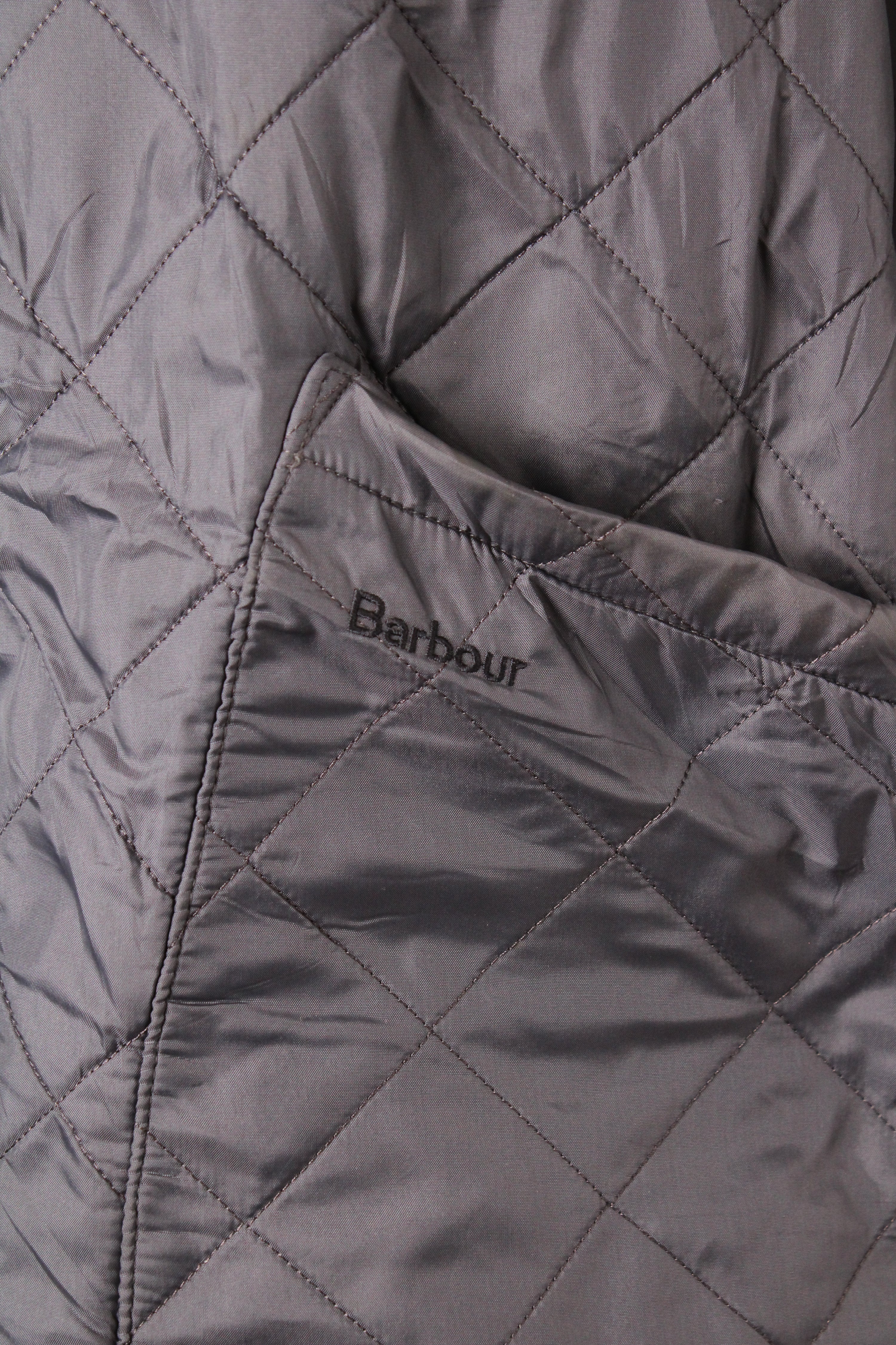 BARBOUR QUILTED JACKET EYNSFORD BLUE - L