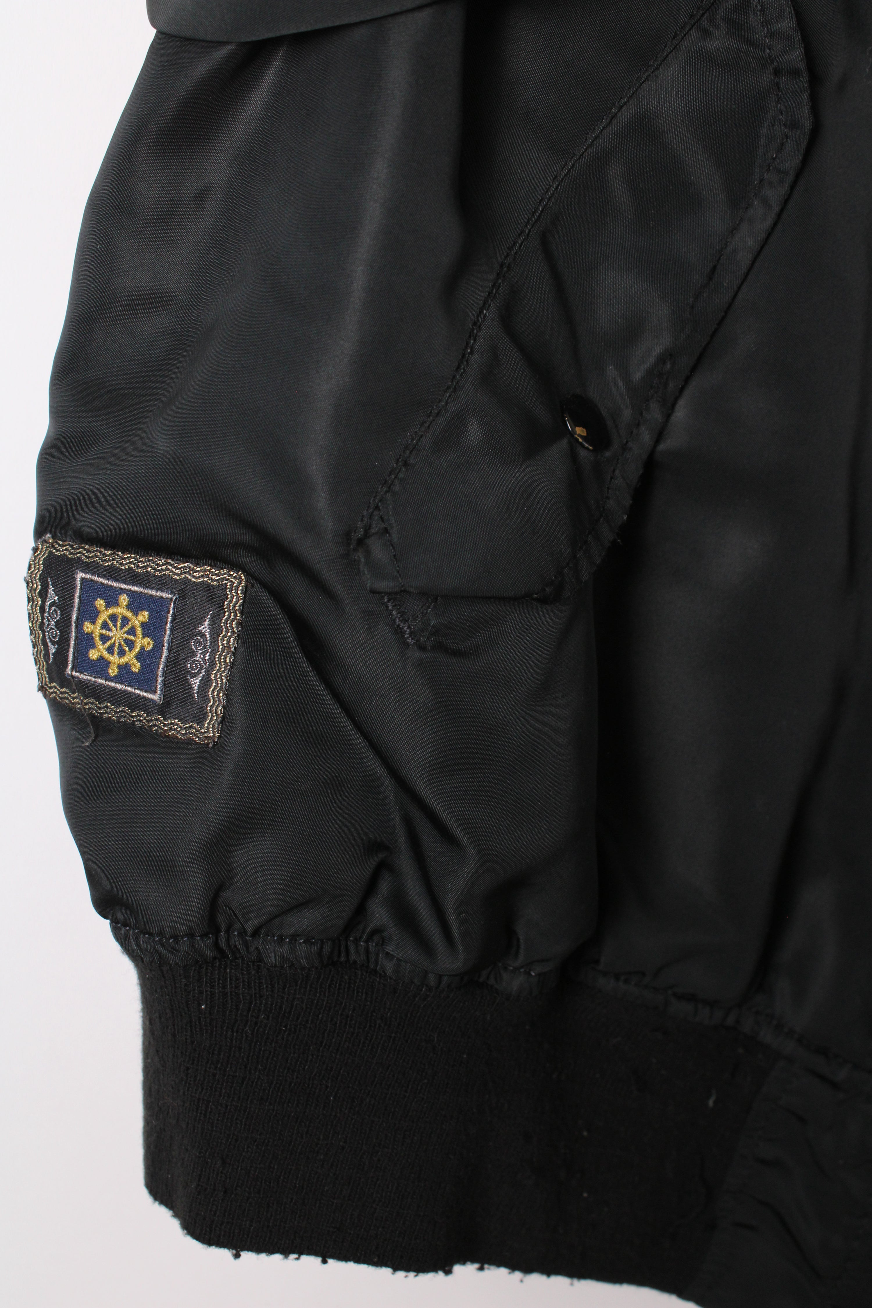 ALPHA INDUSTRIES MA-1 BOMBER JACKET BLACK MADE IN USA - XXL