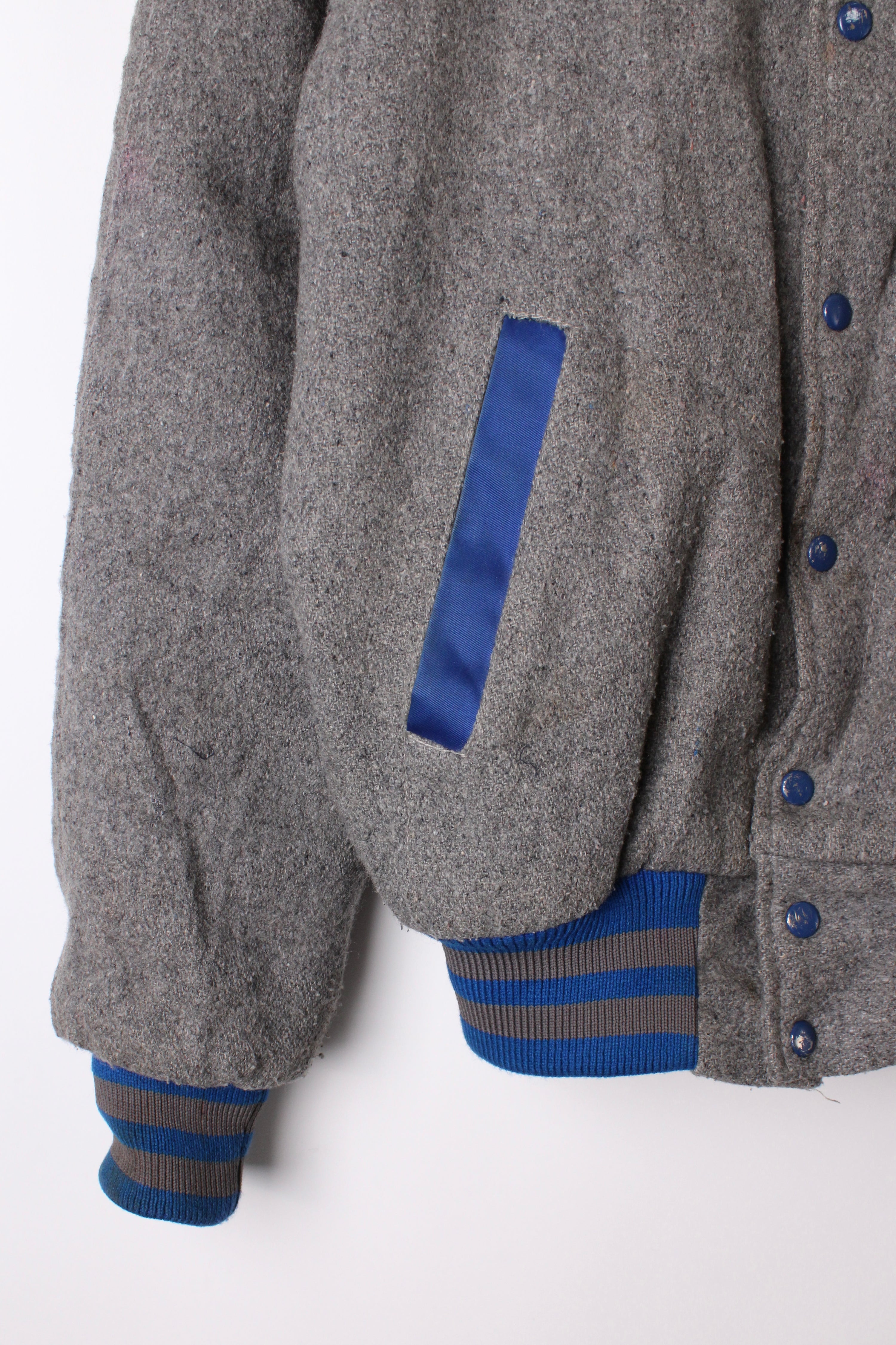 VINTAGE VARSITY JACKET EMPIRE MFG MADE IN USA 1970S - M