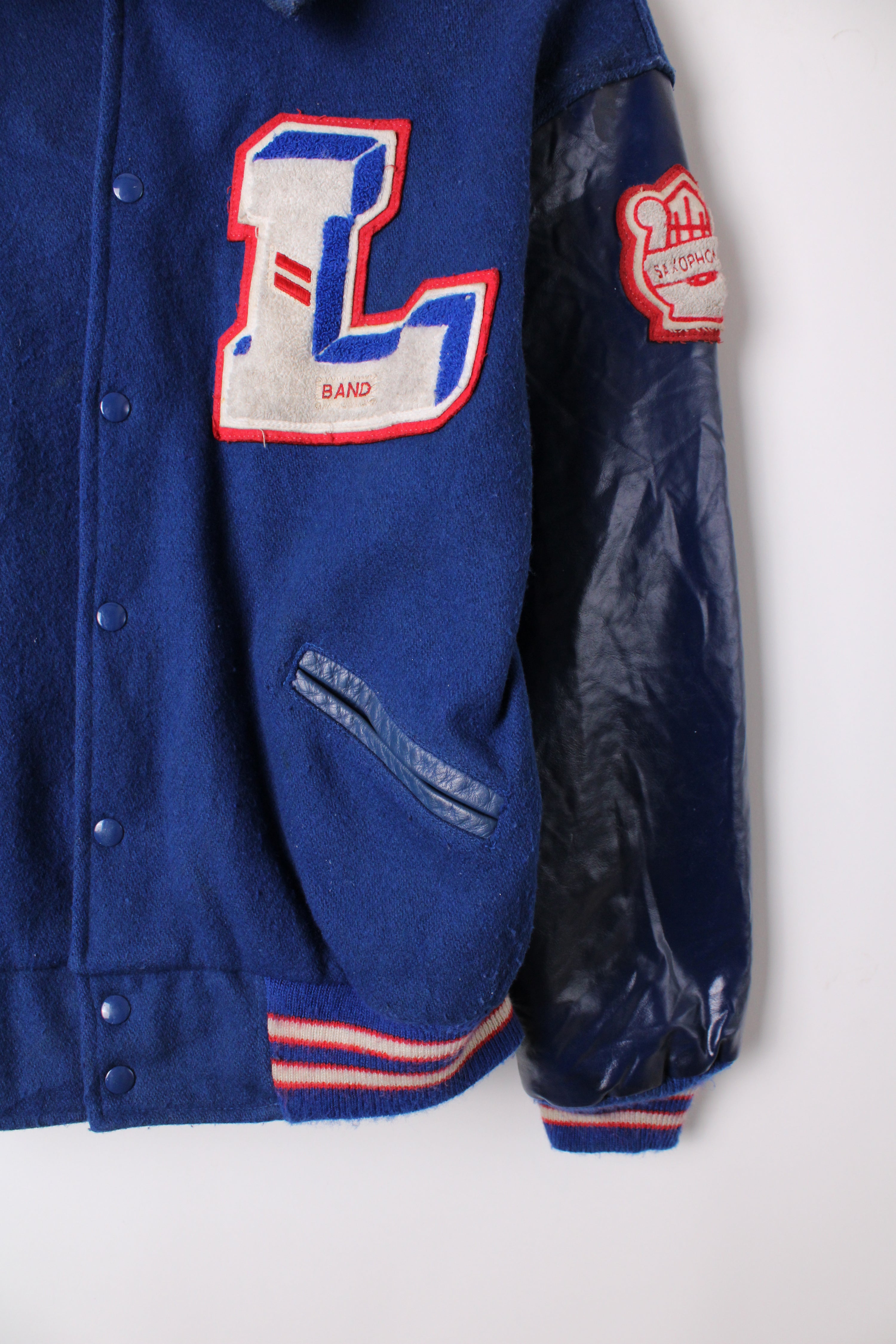 VINTAGE VARSITY JACKET MECA MADE IN USA 1980S - XL