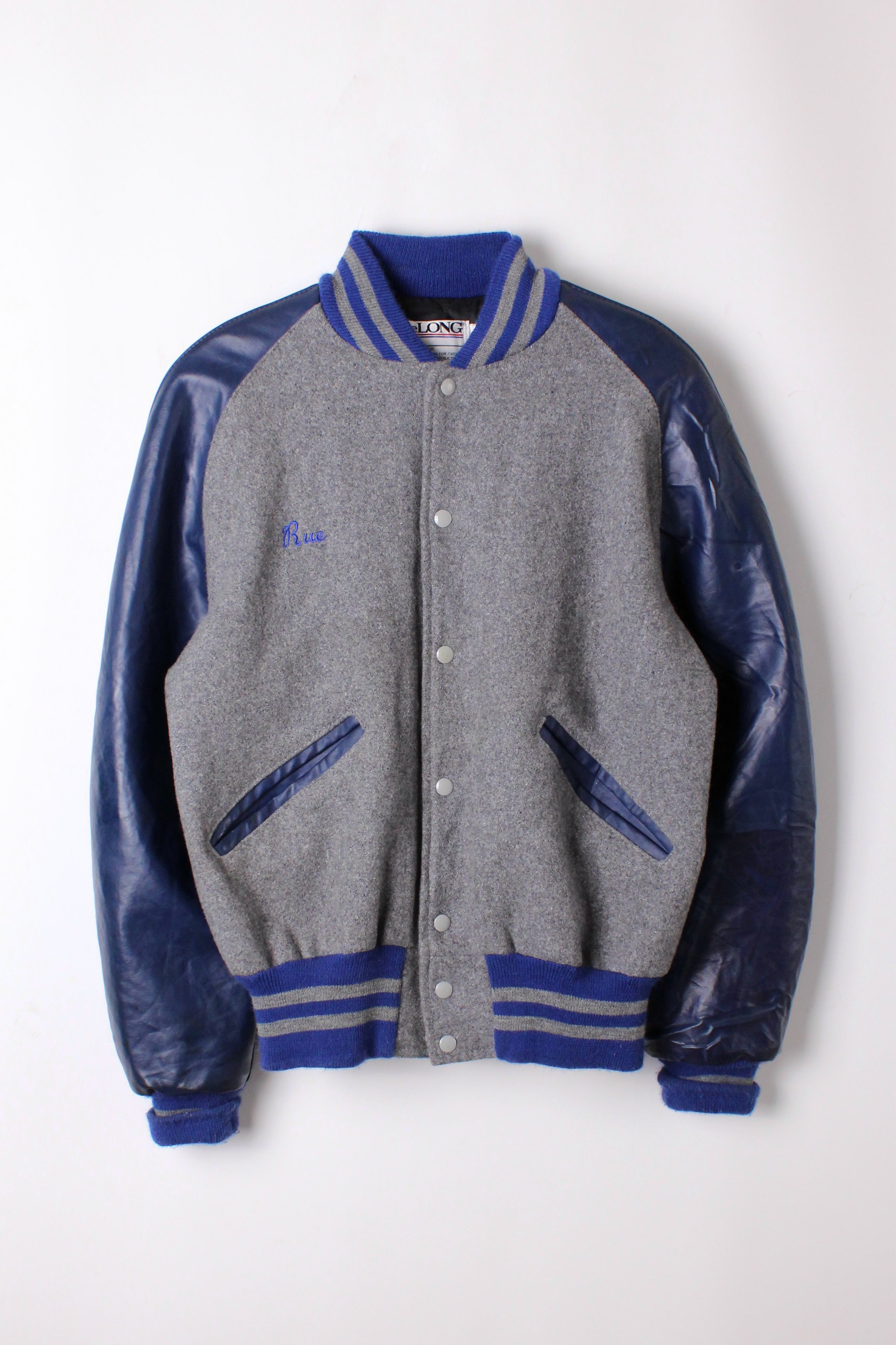 DE LONG VINTAGE VARSITY JACKET MADE IN USA - M